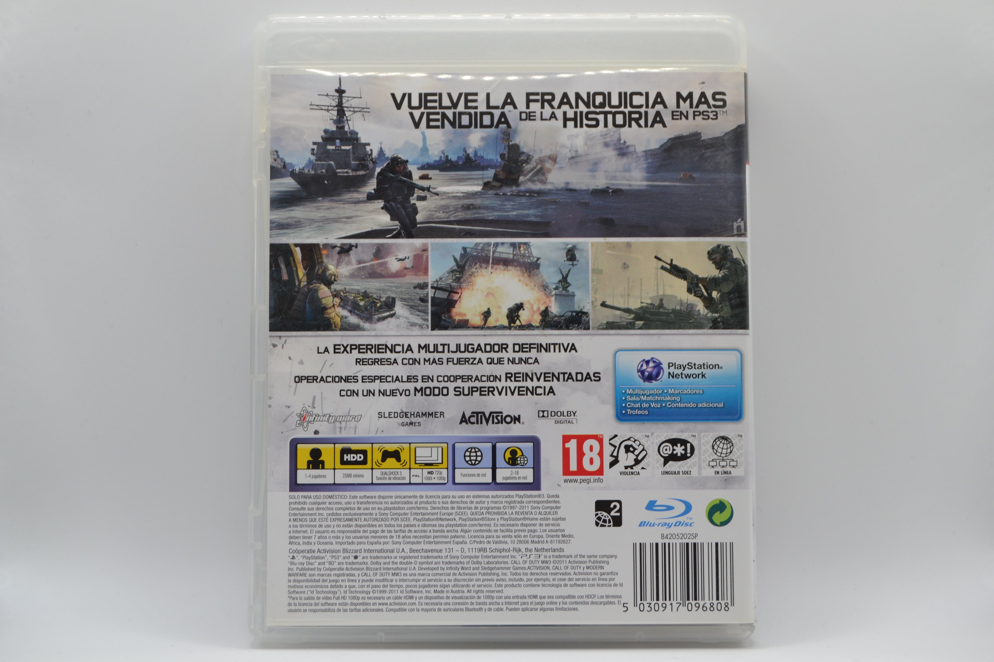 Call Of Duty Modern Warfare 3 [PS3] Completo - Estado cuidado