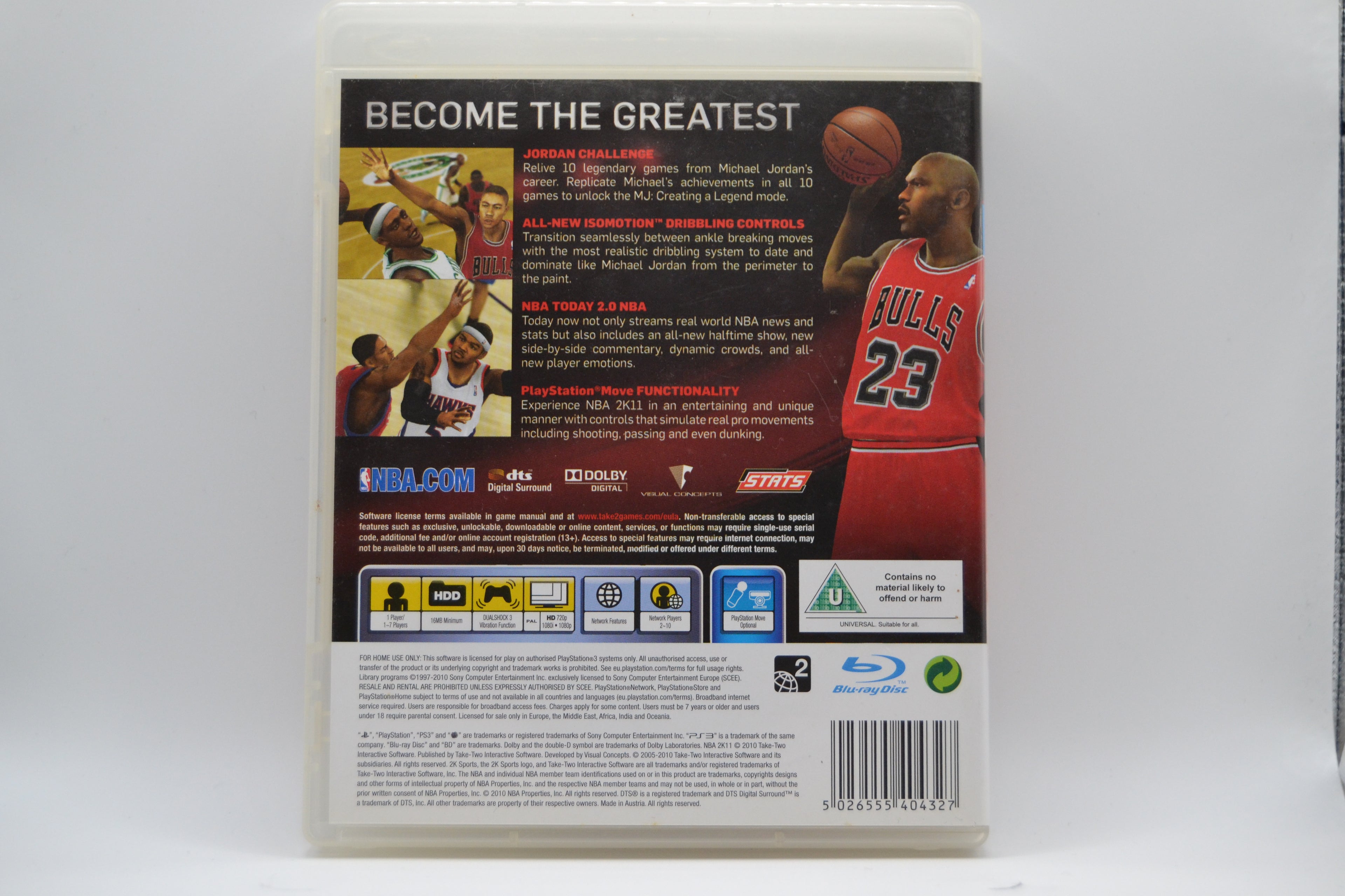 NBA 2K11 [PlayStation 3] Juego + caja - Estado Cuidado