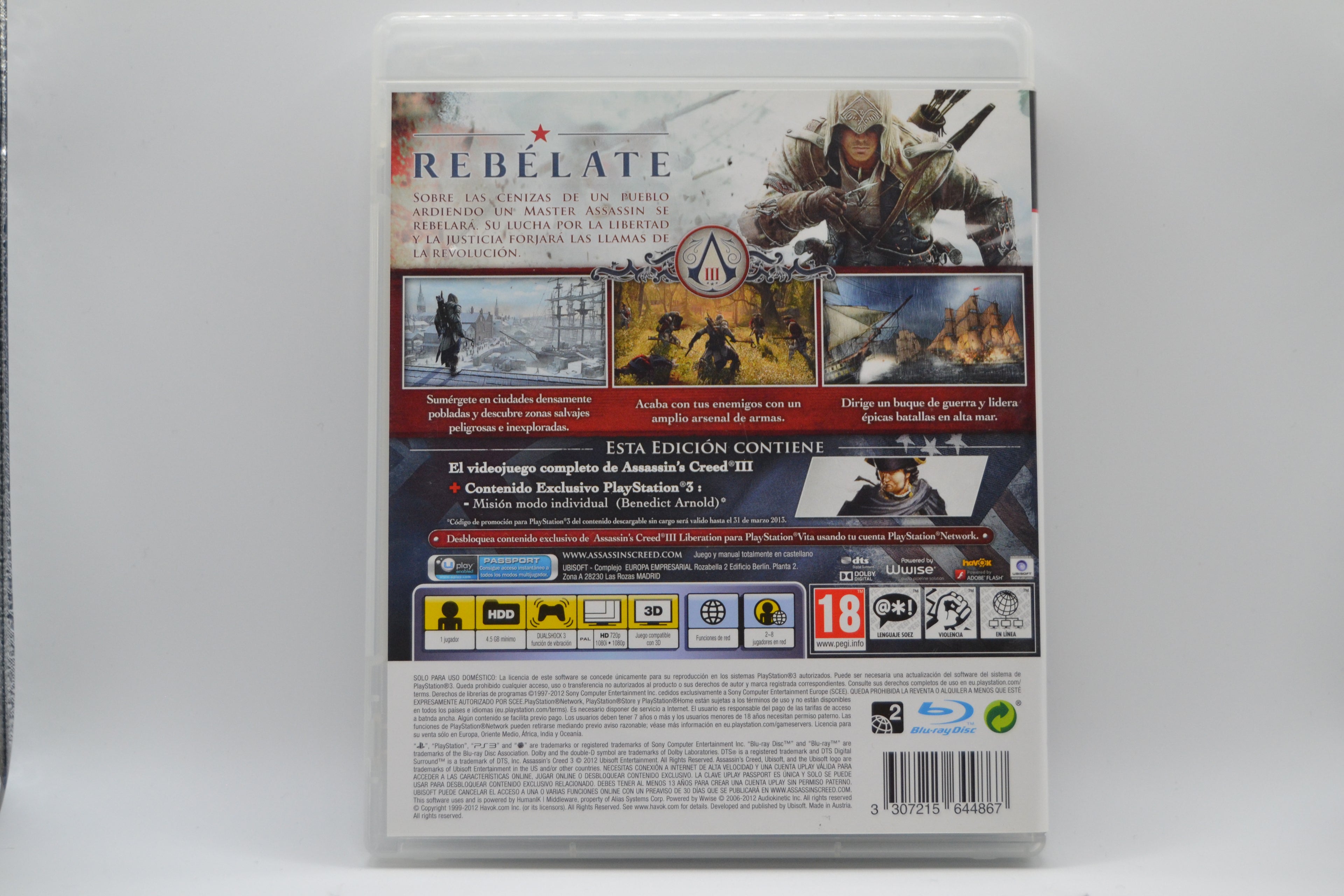 Assassin’s Creed III [PS3] Completo - Estado Cuidado