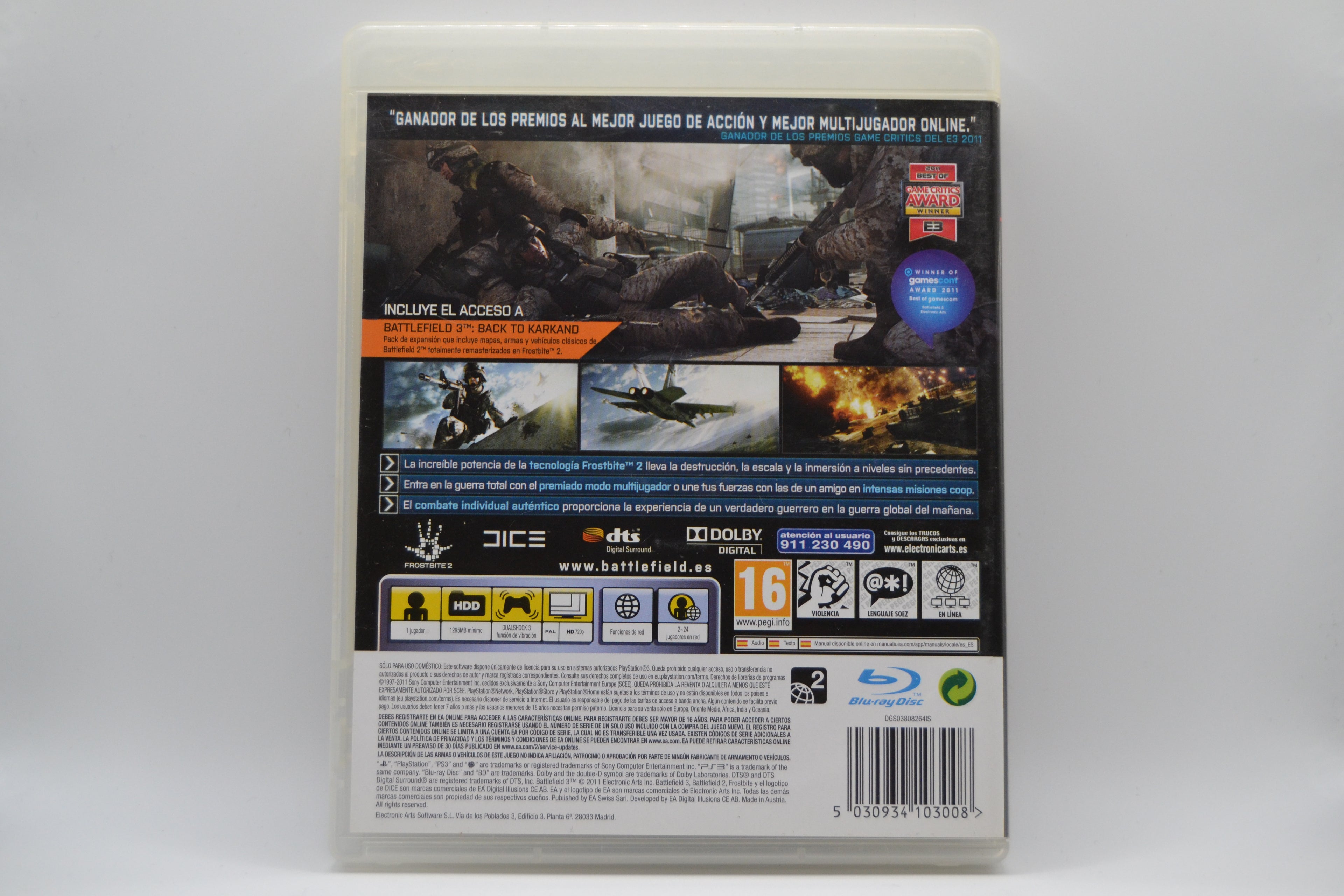 Battlefield 3 [PS3] Completo - Estado Excelente