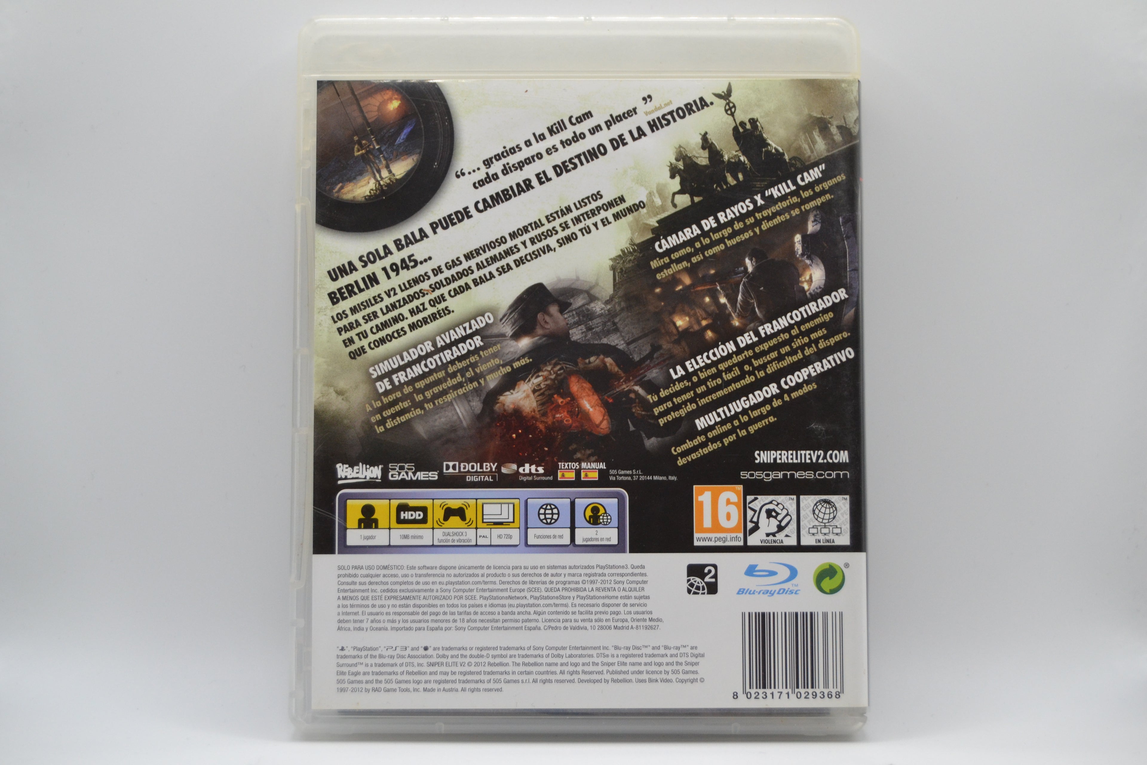 Sniper Elite V2 [PS3] Solo Caja