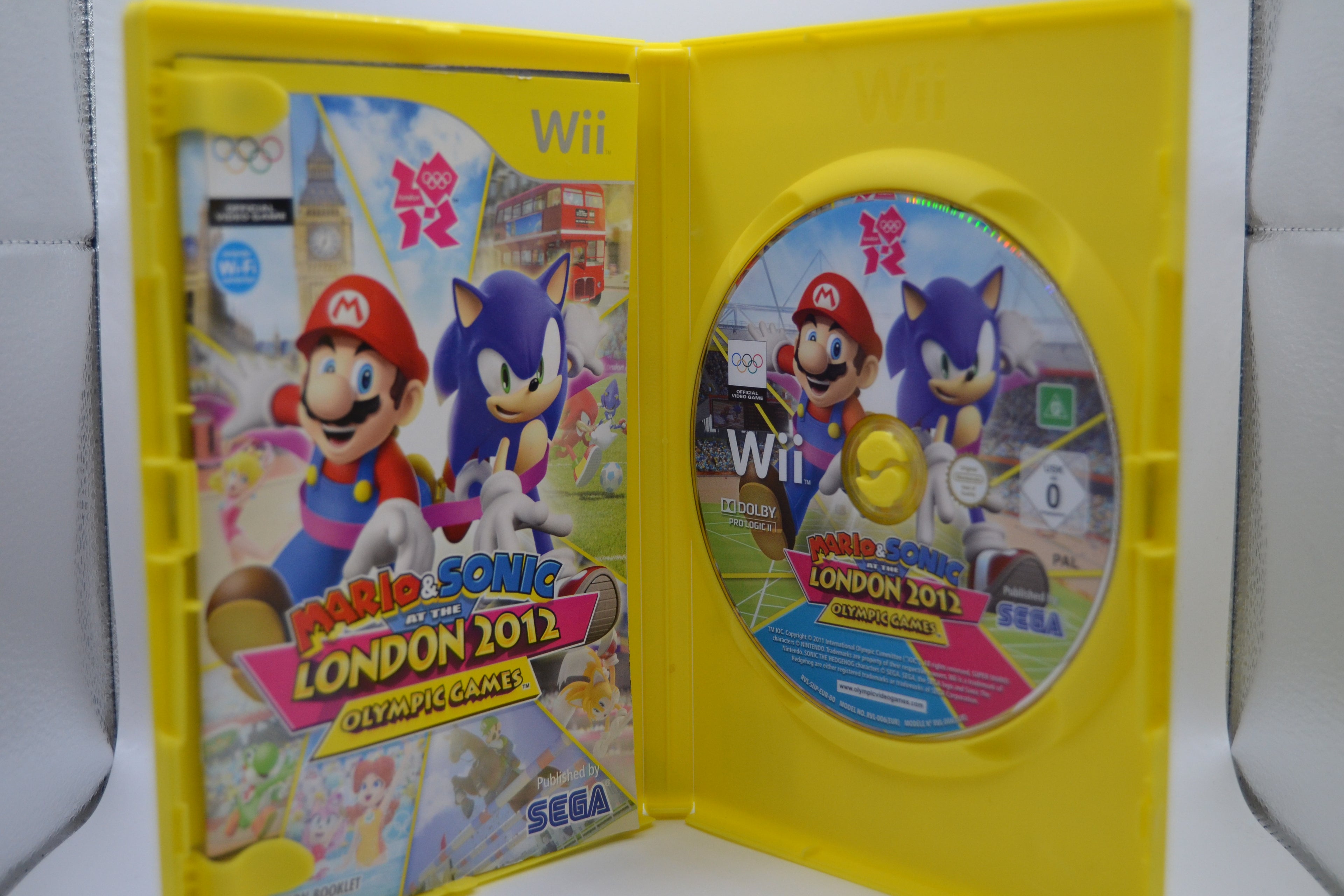 Mario&Sonic at the London 2012 Olympic Games [Wii] Completo - Estado cuidado