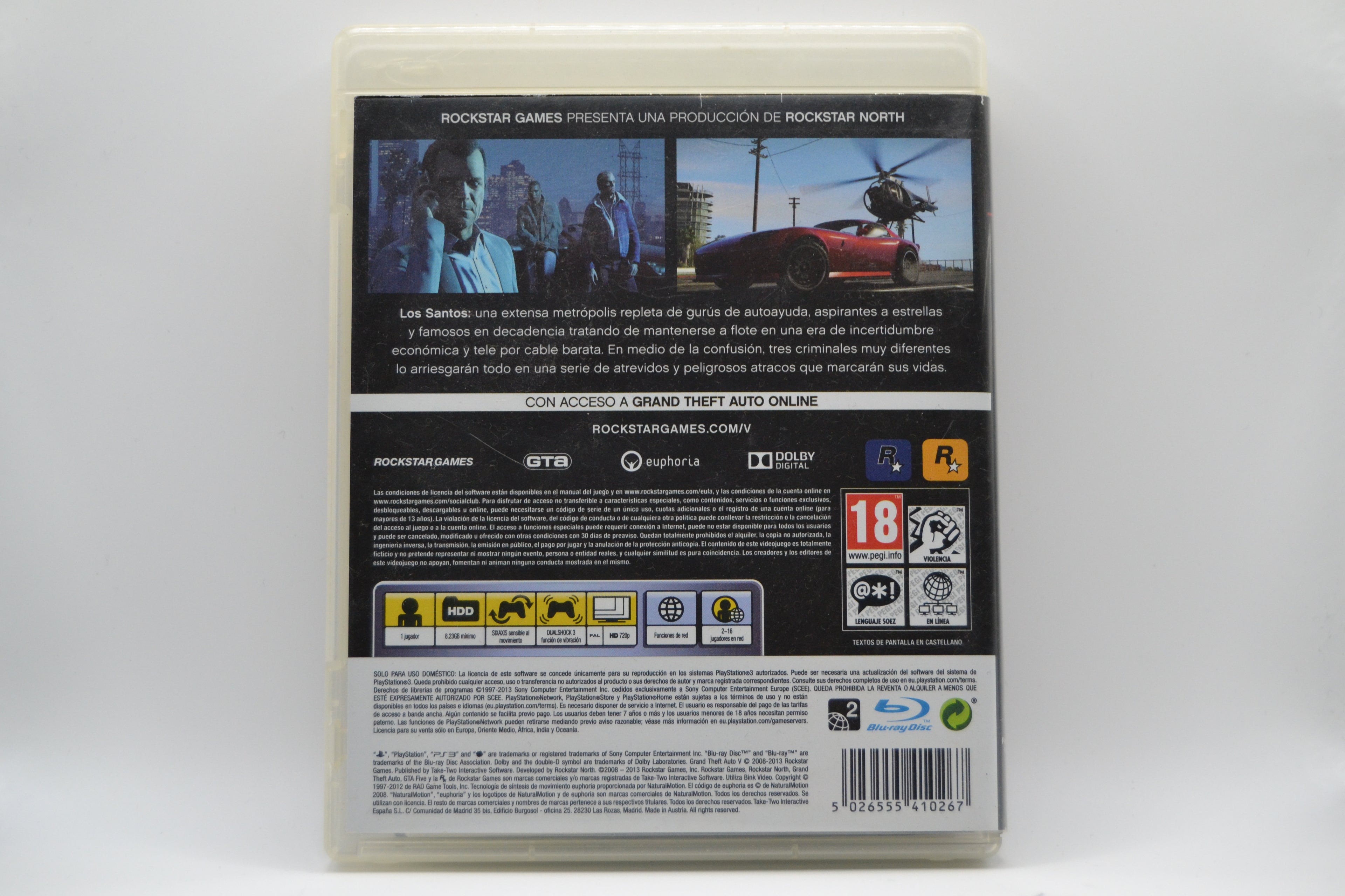 Grand Theft Auto V [PS3] Completo - Estado Excelente