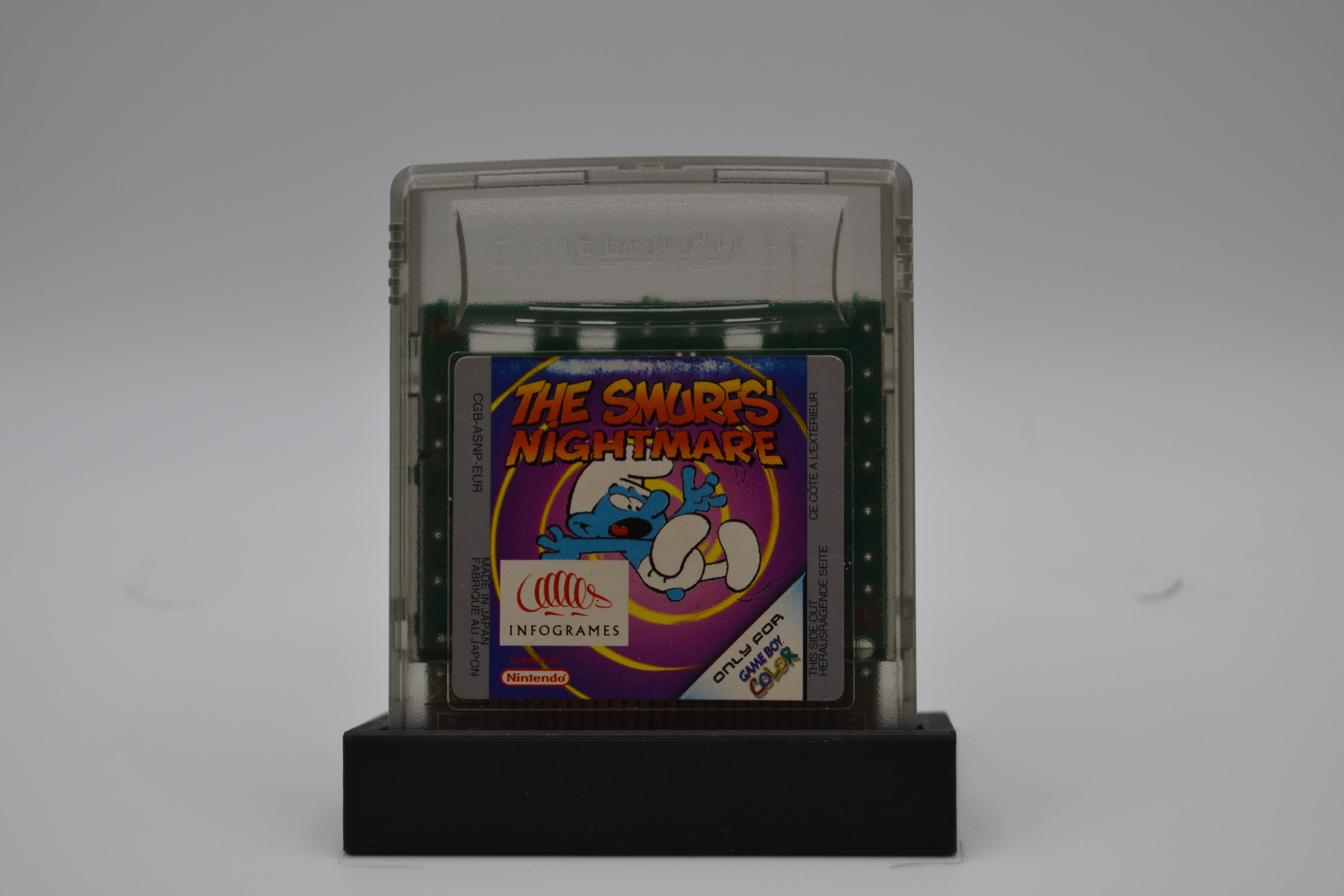 The Smurfs Nightmare Game Boy Color solo cartucho PAL EUR - Estado basico