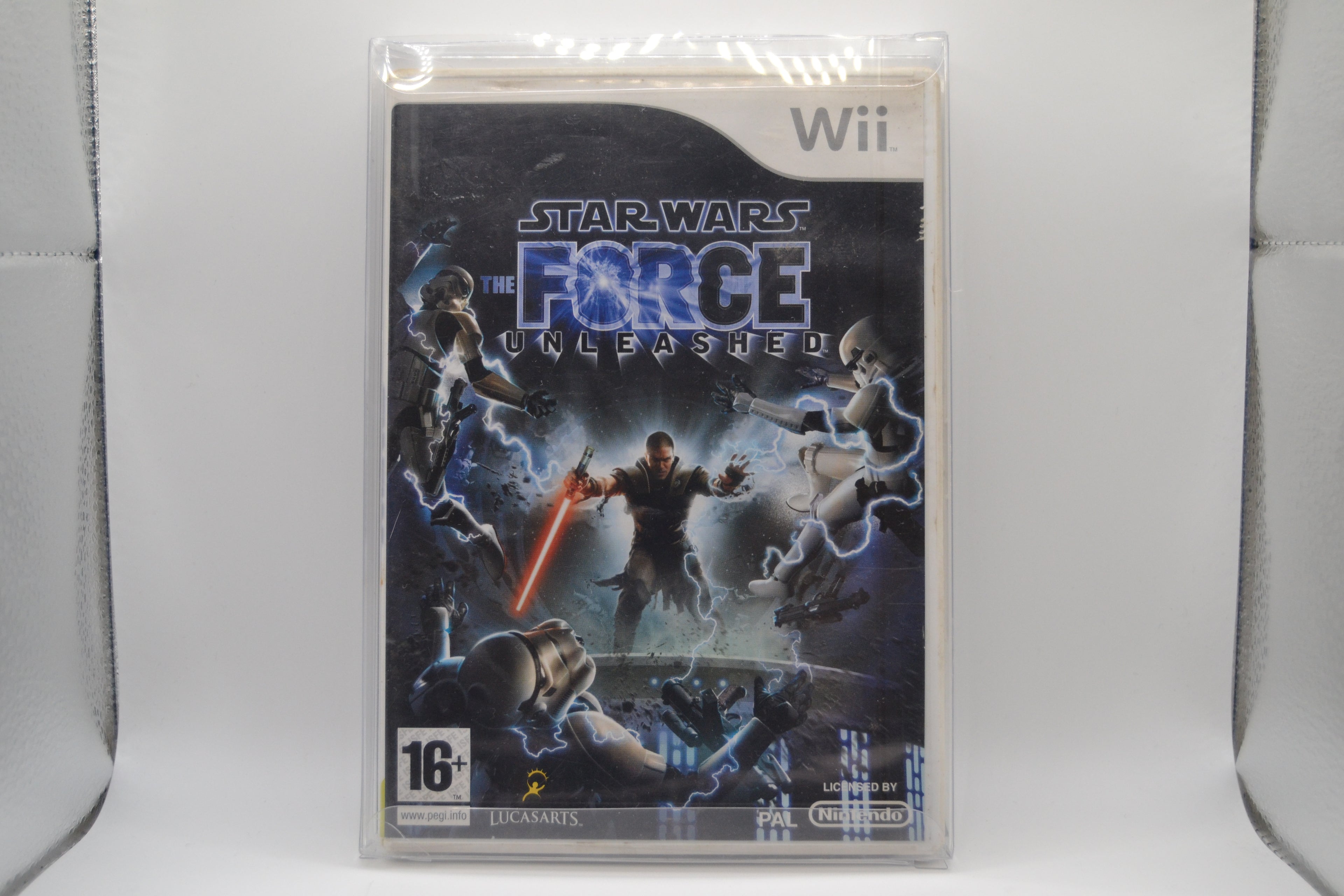 Star Wars The Force Unleashed [Wii] Juego+caja - Estado básico