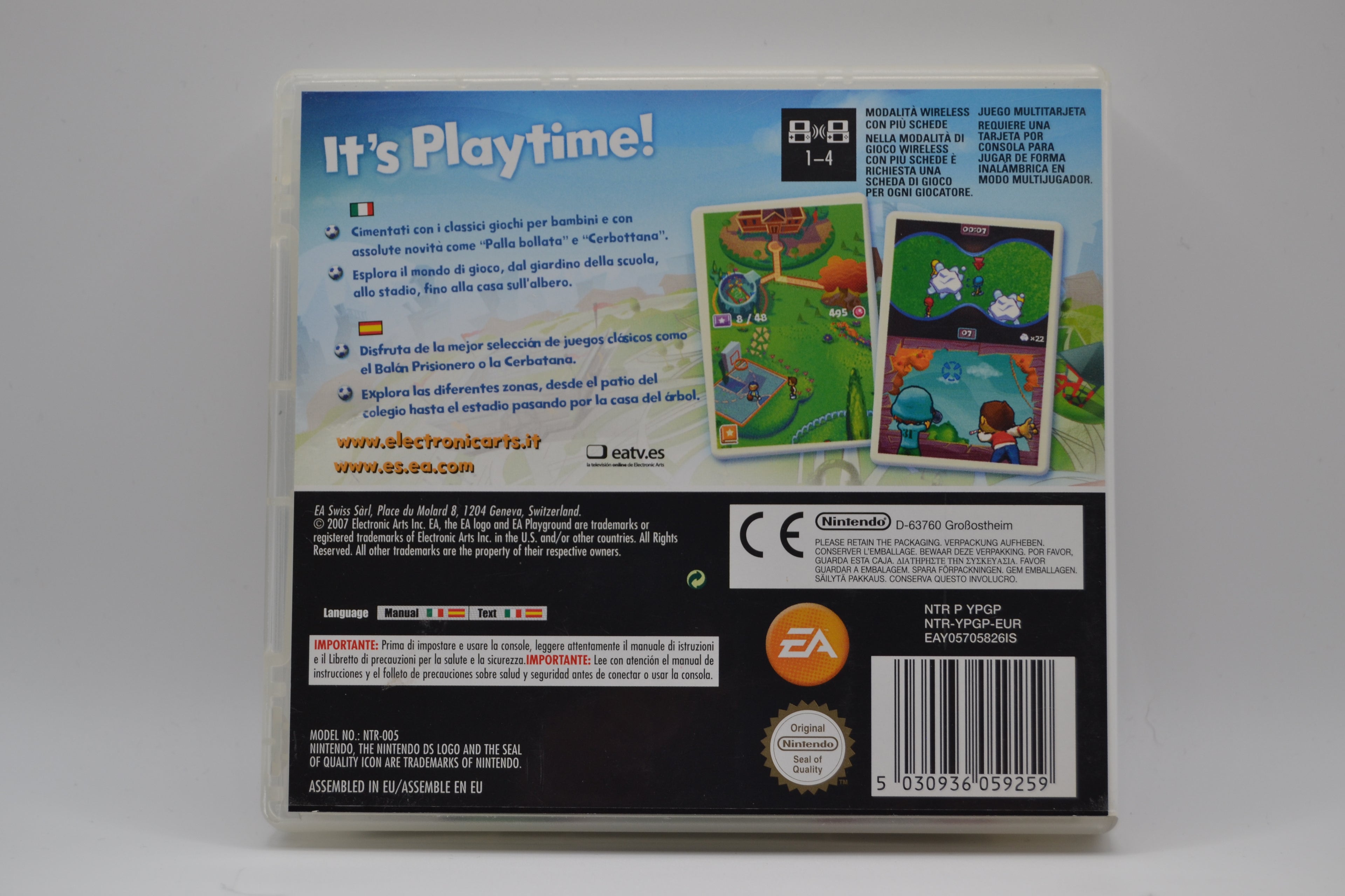 EA Playground Nintendo DS completo PAL EUR - Estado excelente