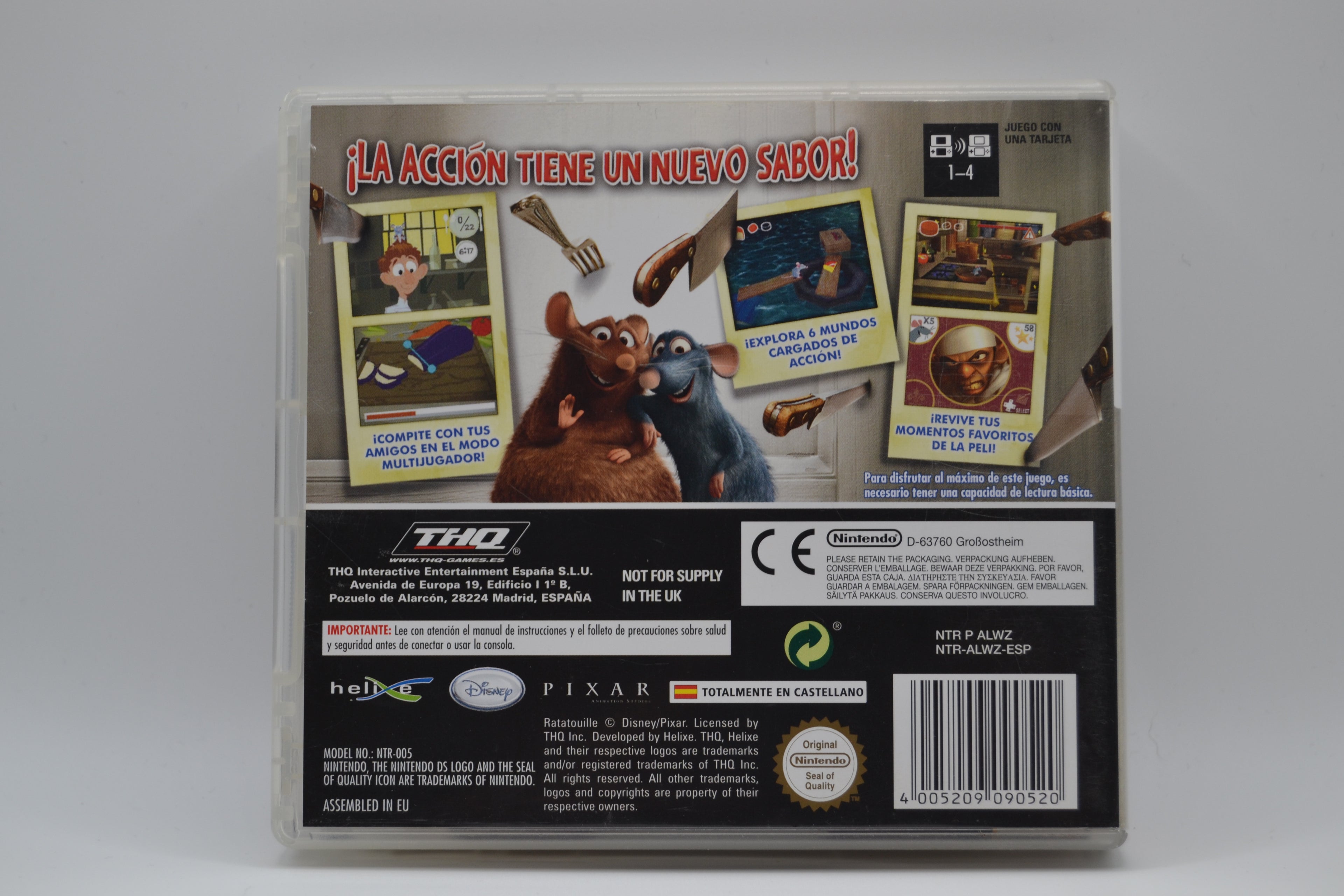 Ratatouille Nintendo DS completo PAL ESP - Estado excelente