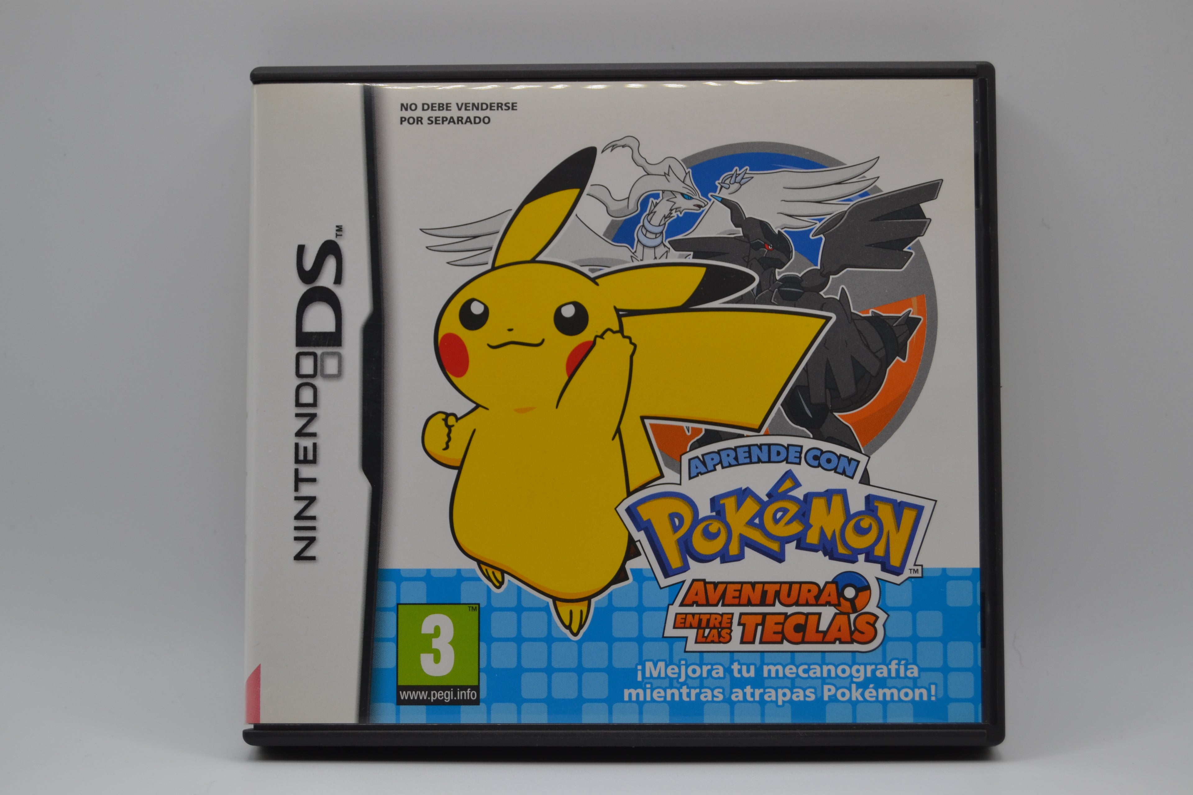 Aprende con Pokémon Aventura entre Teclas Nintendo DS completo PAL ESP - Estado excelente