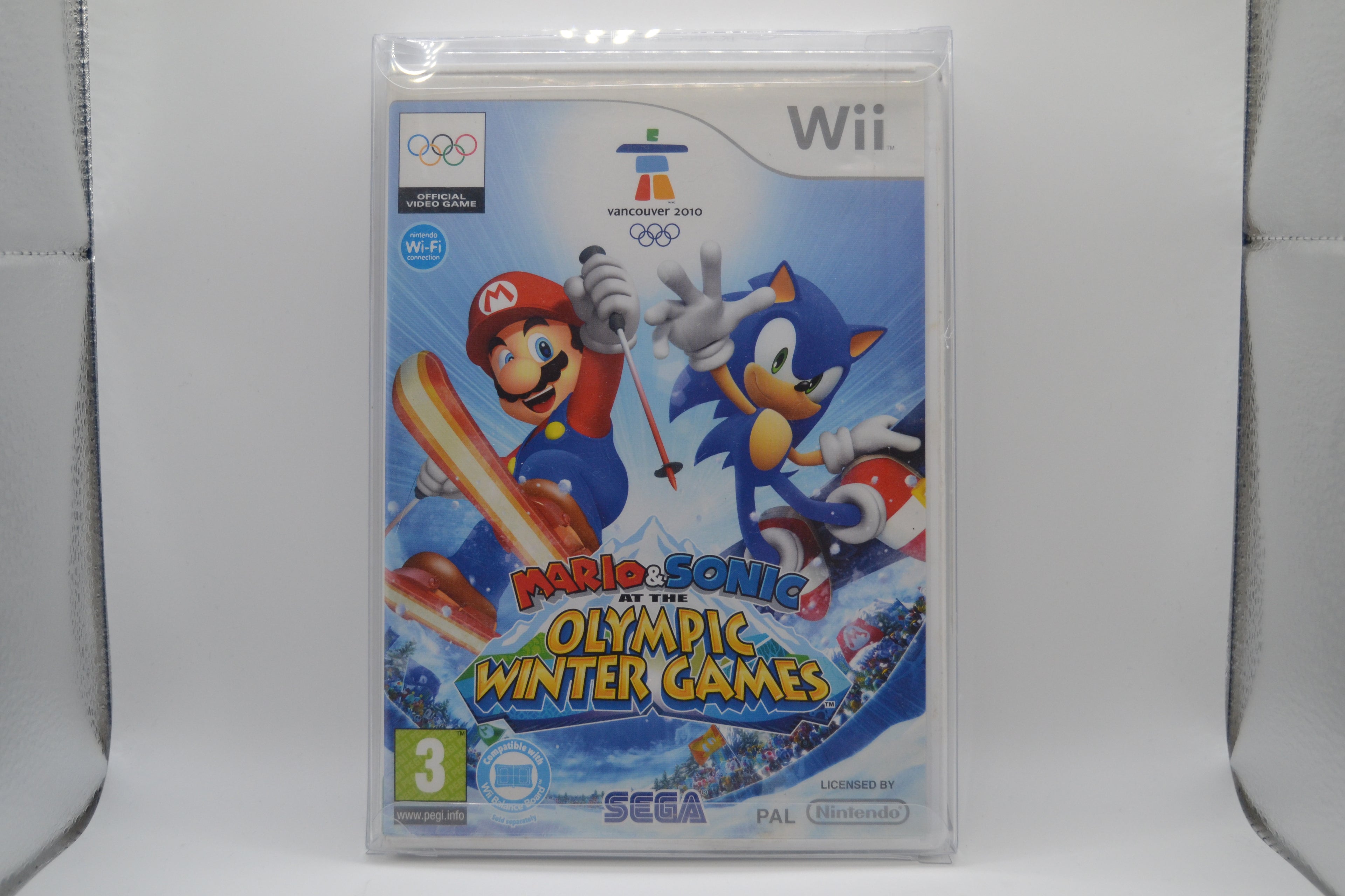Mario&Sonic at the Olympic Winter games [Wii] Completo - Estado cuidado
