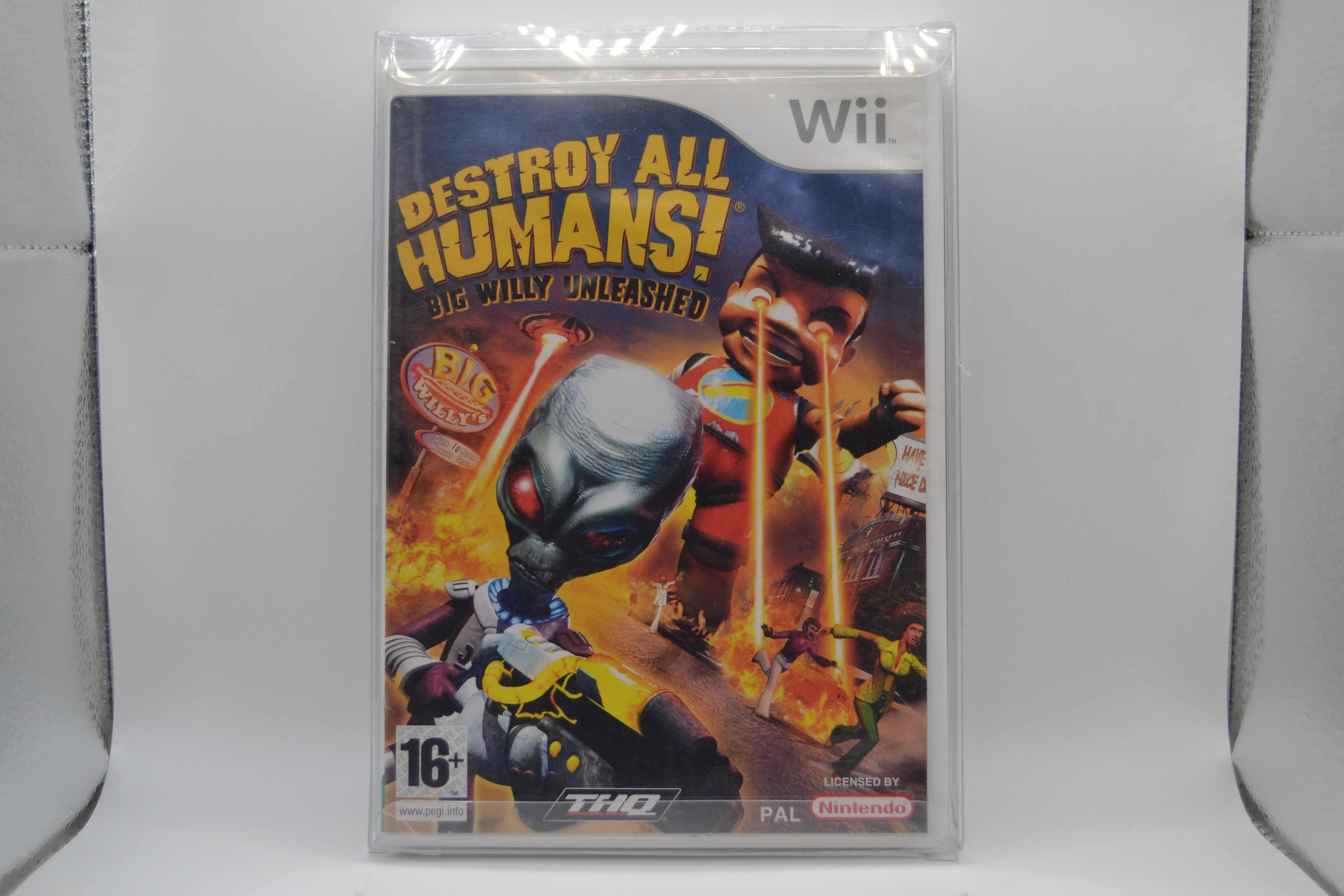Destroy All Humans Big Willy Unleashed [Wii] Juego+caja - Estado cuidado