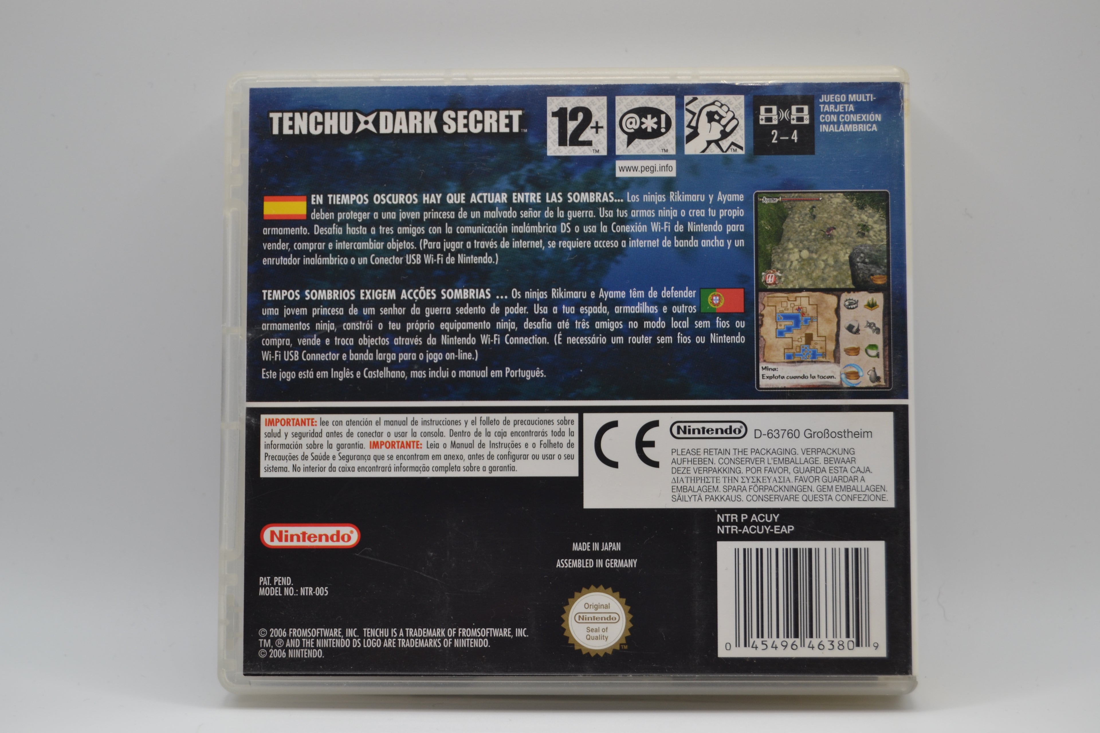 Tenchu Dark Secret Nintendo DS juego + caja PAL ESP - Estado cuidado