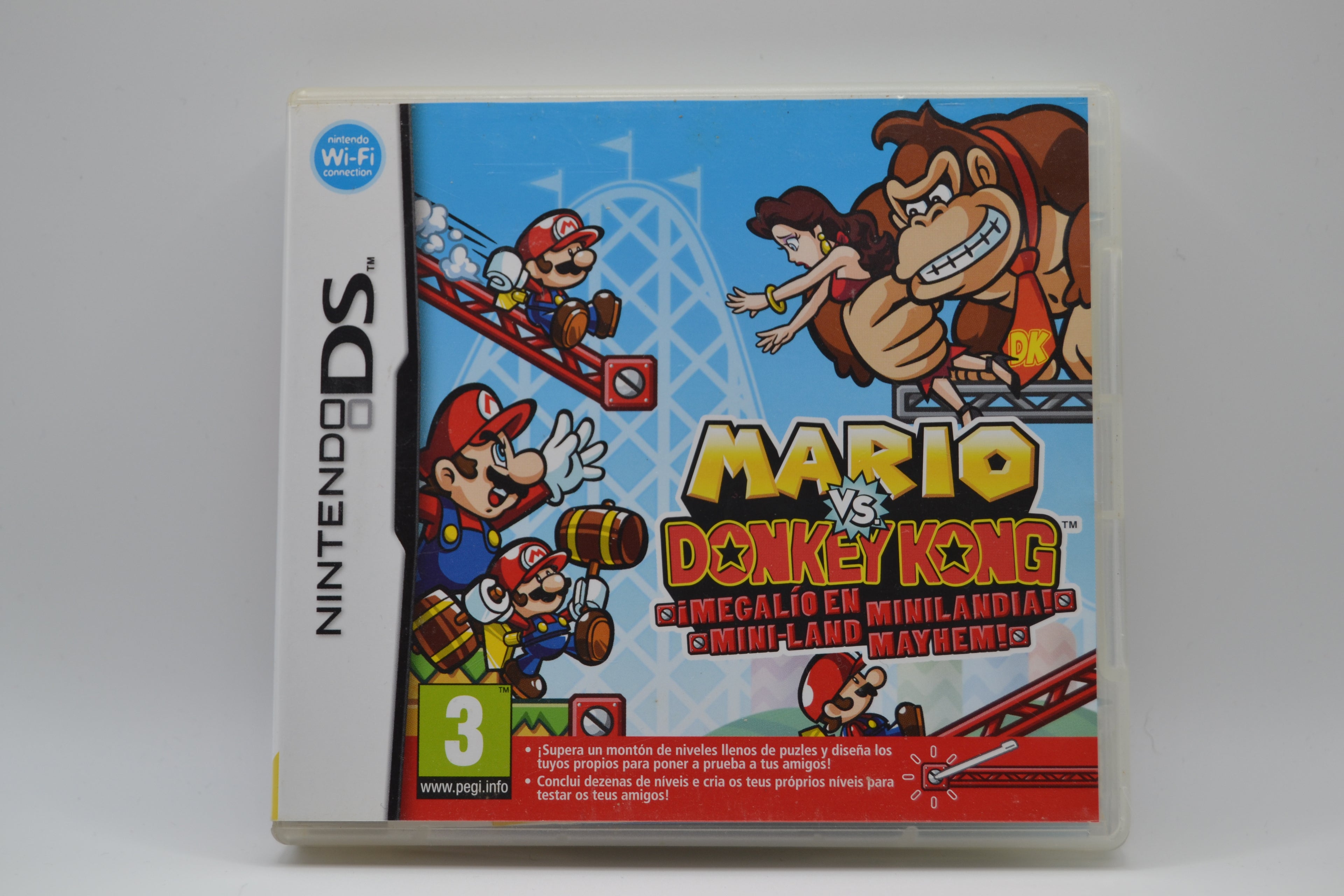 Mario vs. Donkey Kong Mini-Land Mayhem Nintendo DS completo PAL ESP - Estado cuidado