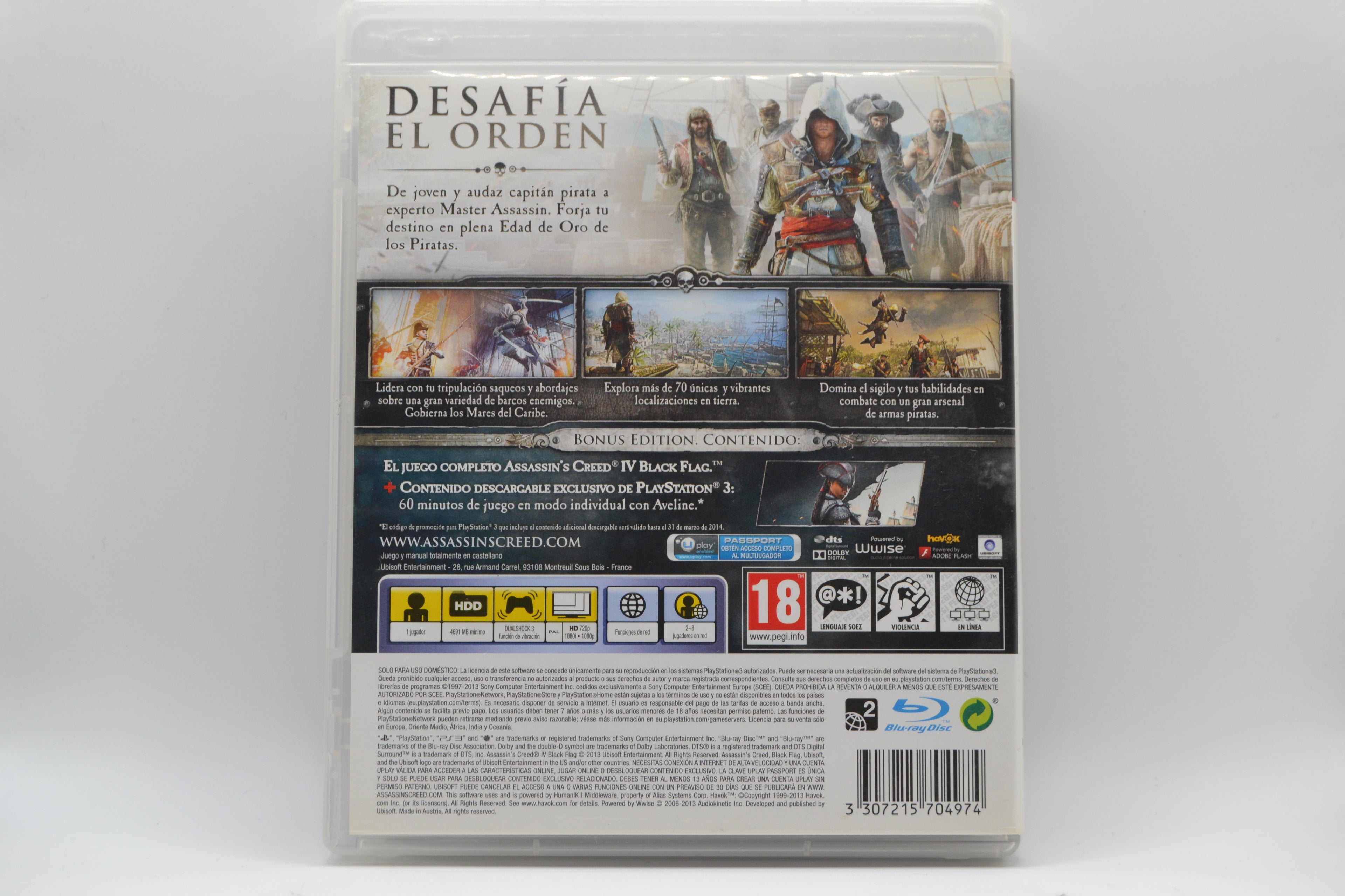 Assassin's Creed Black Flag [PlayStation 3] Completo - Estado Excelente