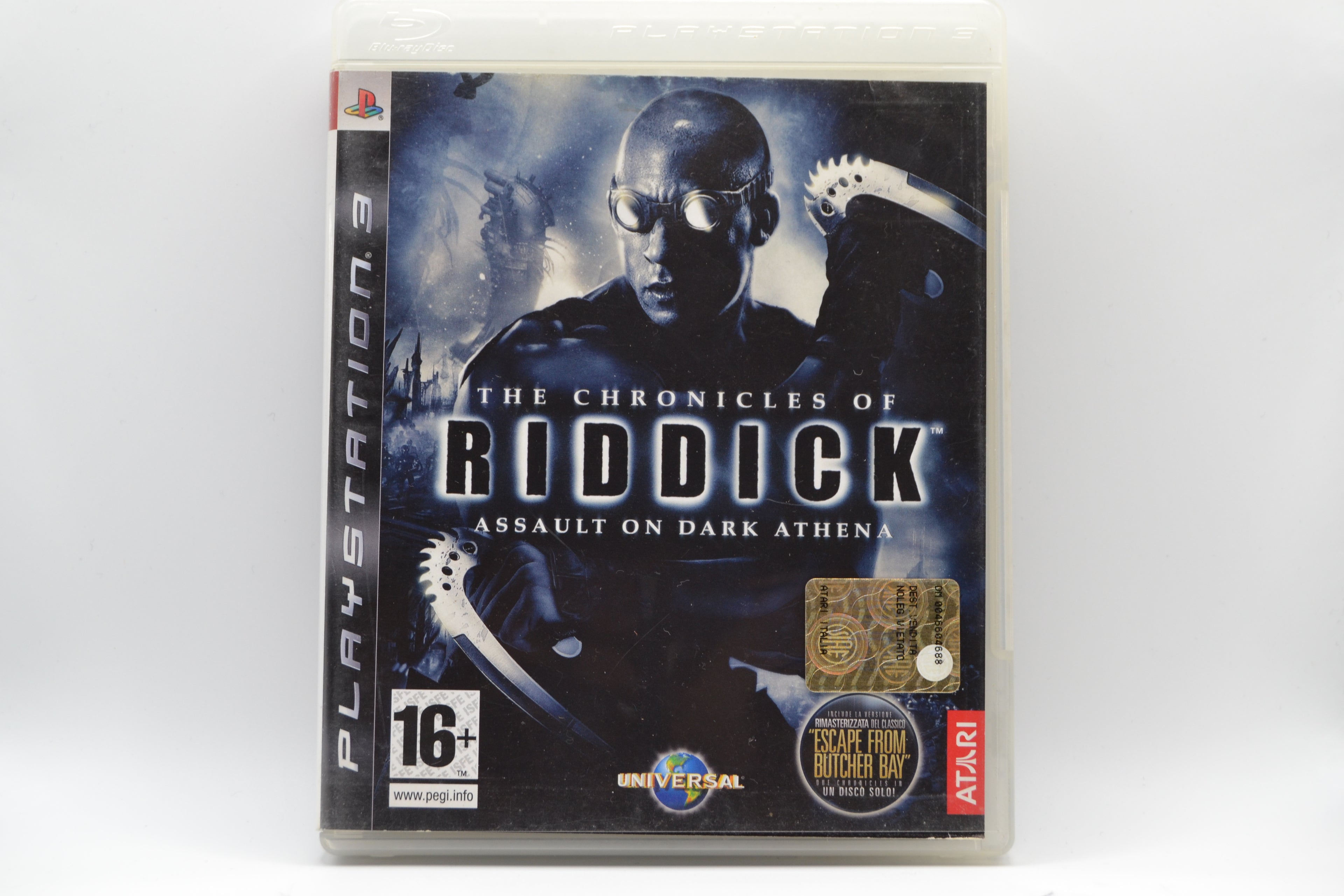 The Cronicles of Riddick Assault on Dark Athena [PlayStation 3] Completo - PAL IT - Estado cuidado