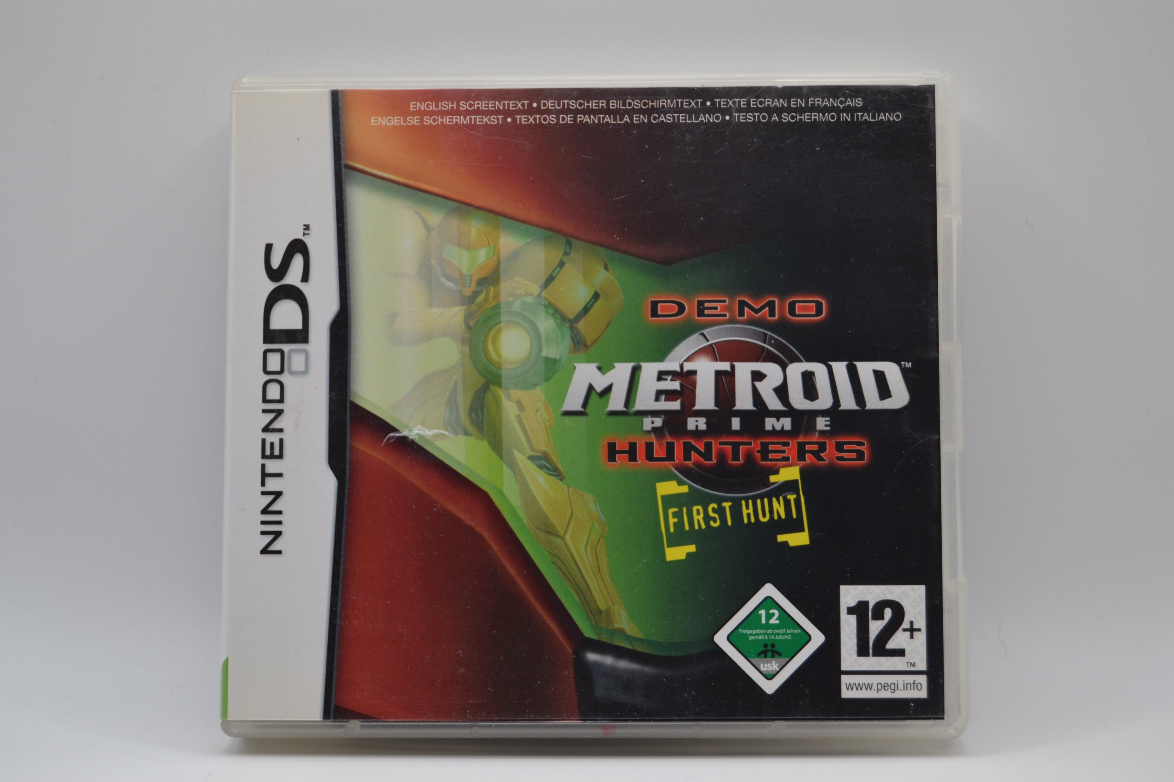 Demo Metroid Prime Hunters First Hunt Nintendo DS completo PAL EUR - Estado básico