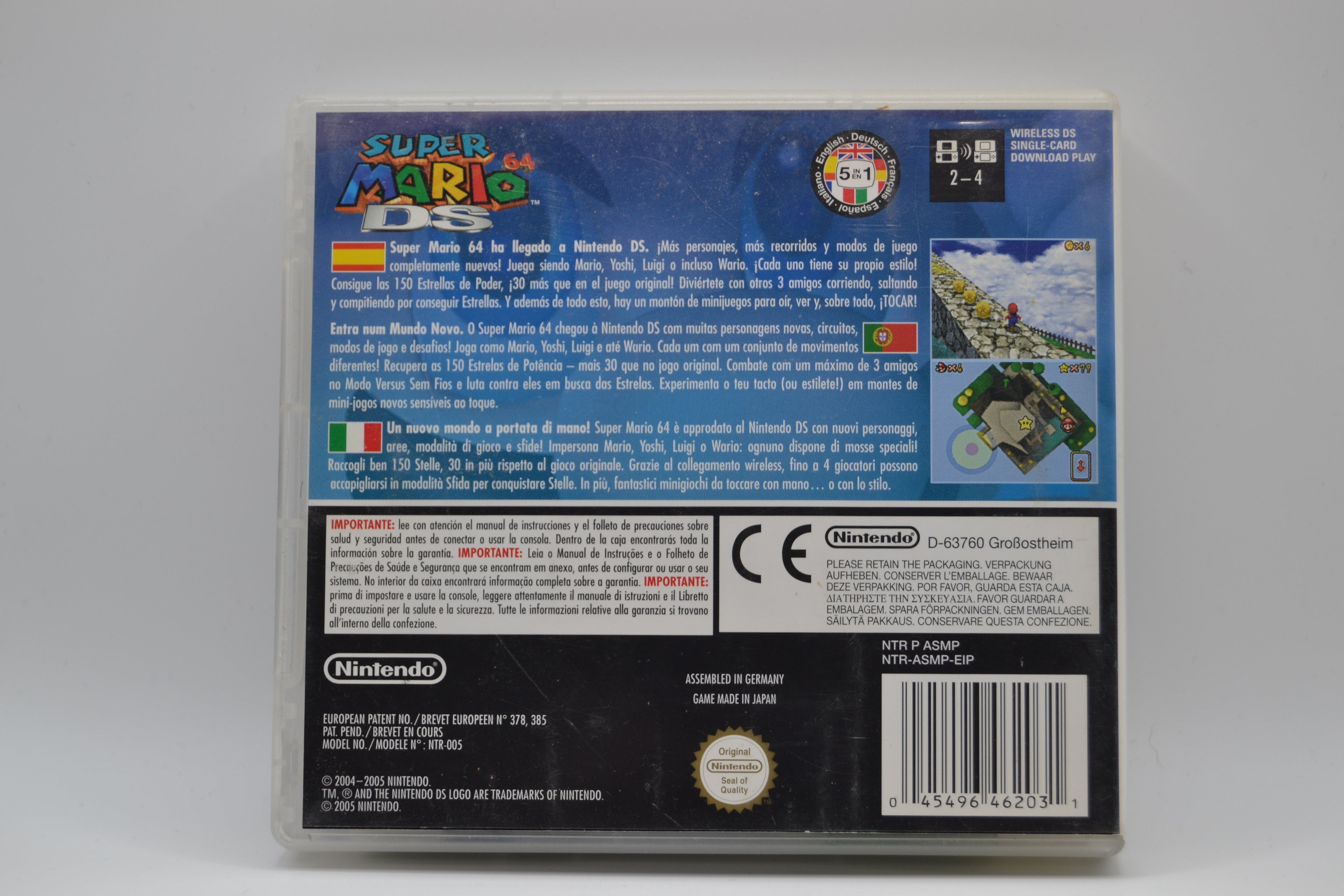 Super Mario 64 DS Nintendo DS completo PAL EUR - Estado básico