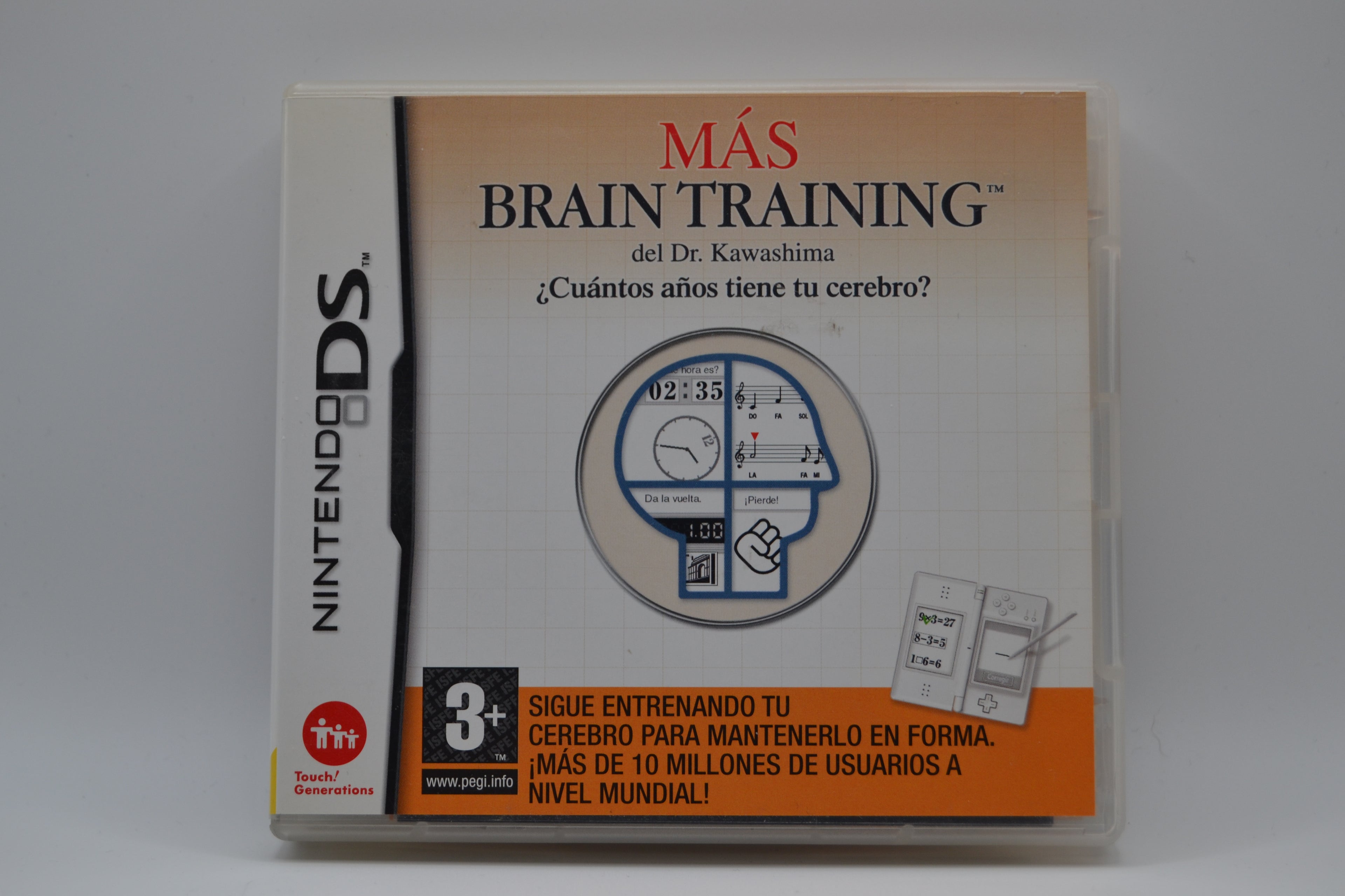Más Brain Training Nintendo DS completo PAL EUR - Estado excelente