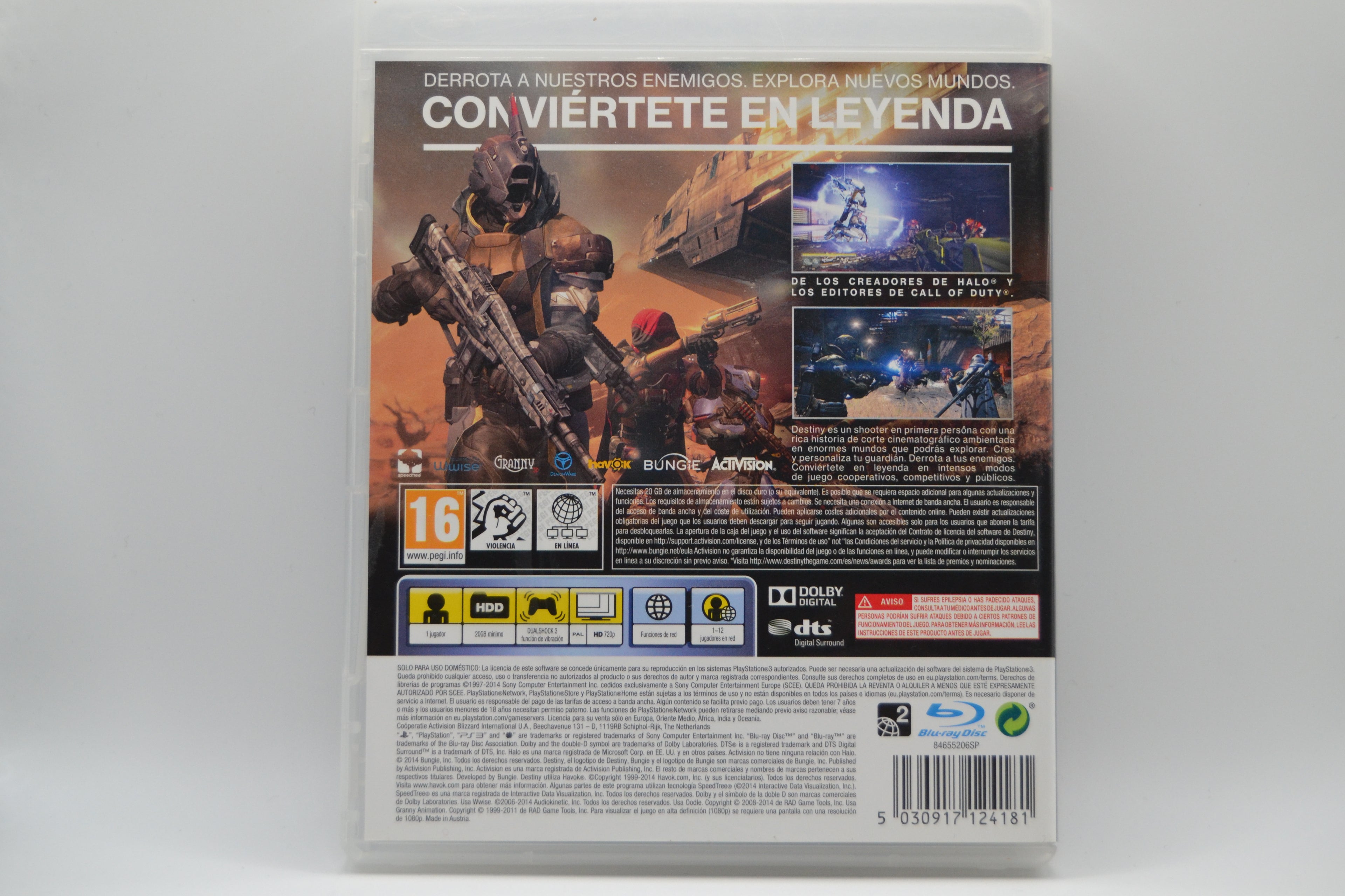 Destiny [PS3] Caja+Juego - Estado Coleccionsita