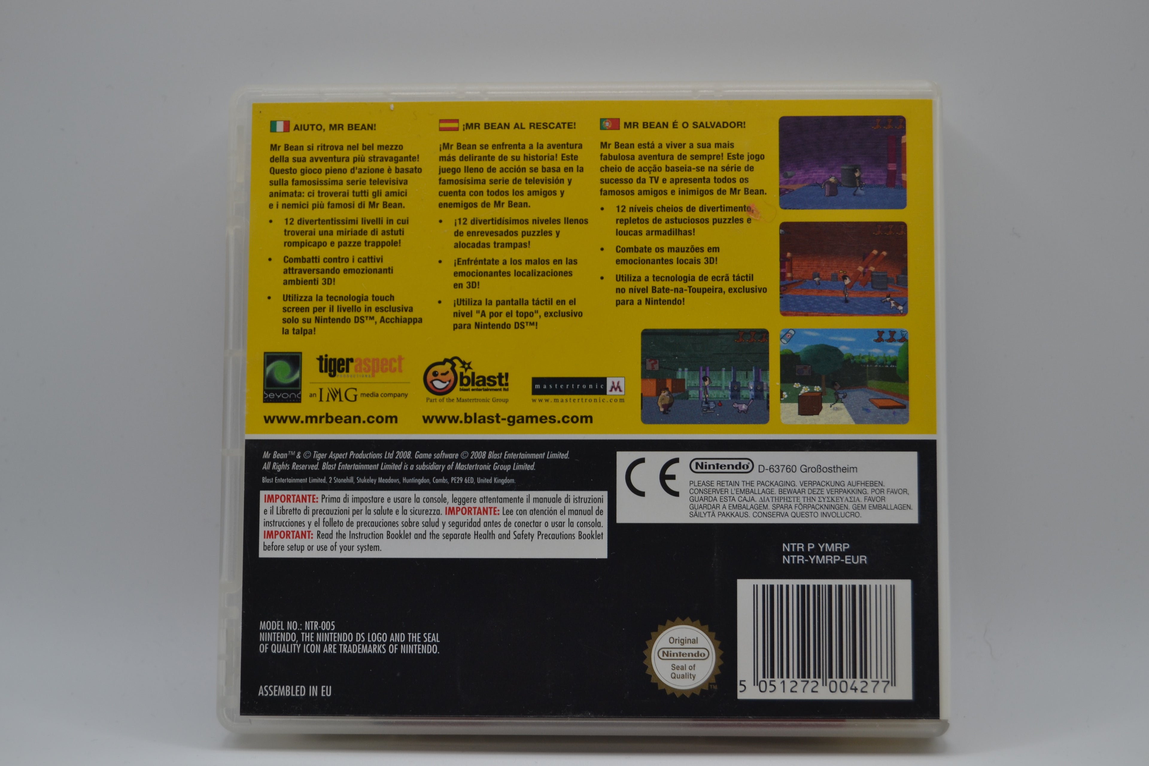 Mr Bean Nintendo DS completo PAL EUR - Estado cuidado