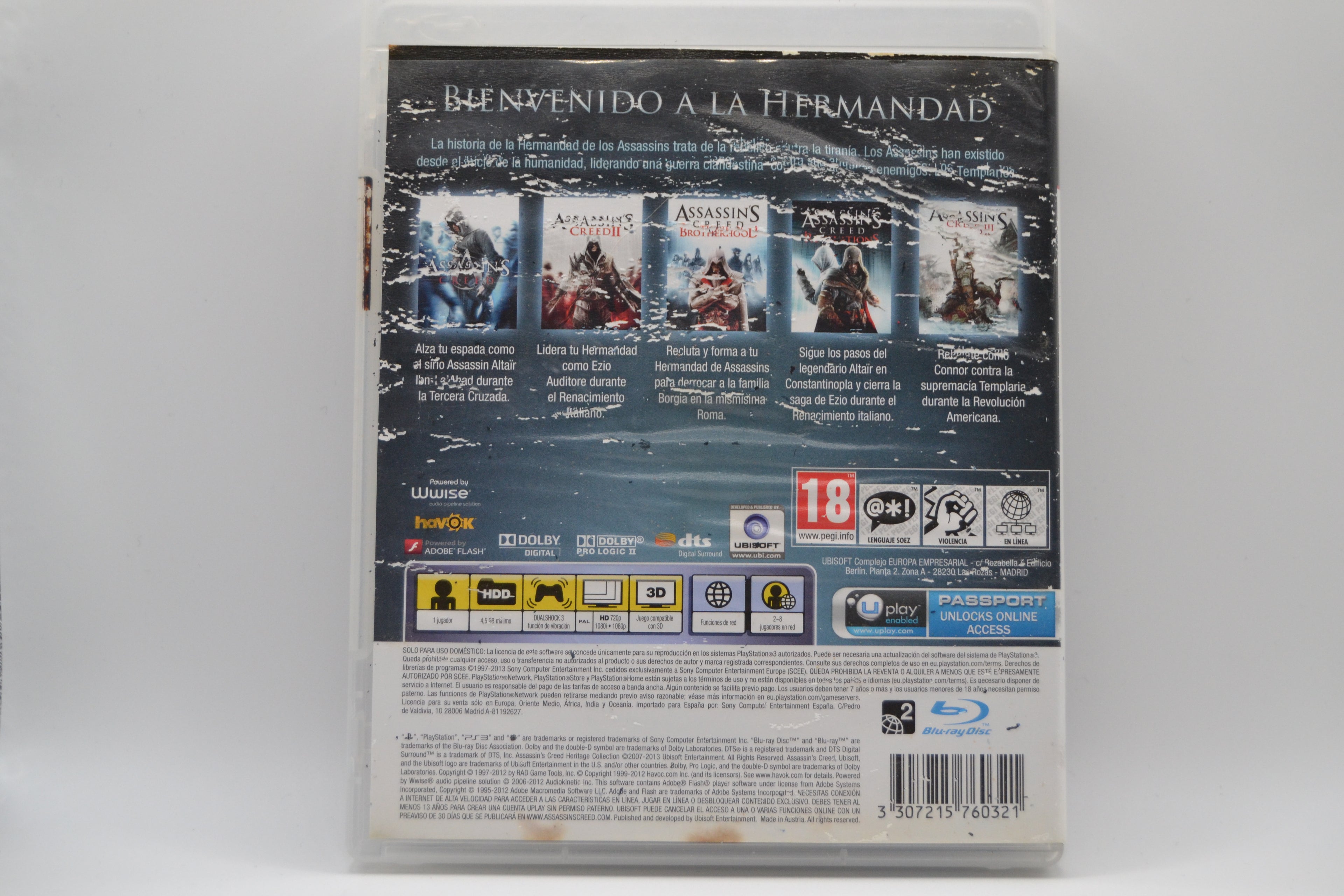 Assassin's Creed : Heritage collection [PS3] Completo - Estado Básico