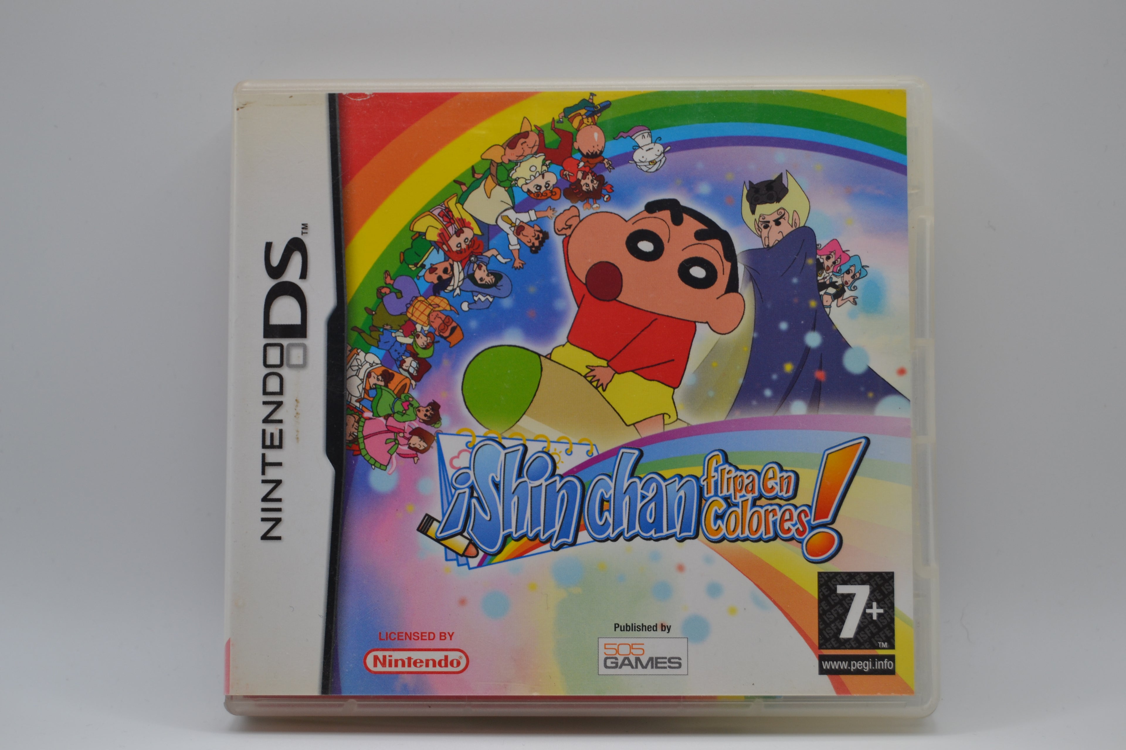Shin Chan Flipa en Colores Nintendo DS completo PAL ESP - Estado cuidado