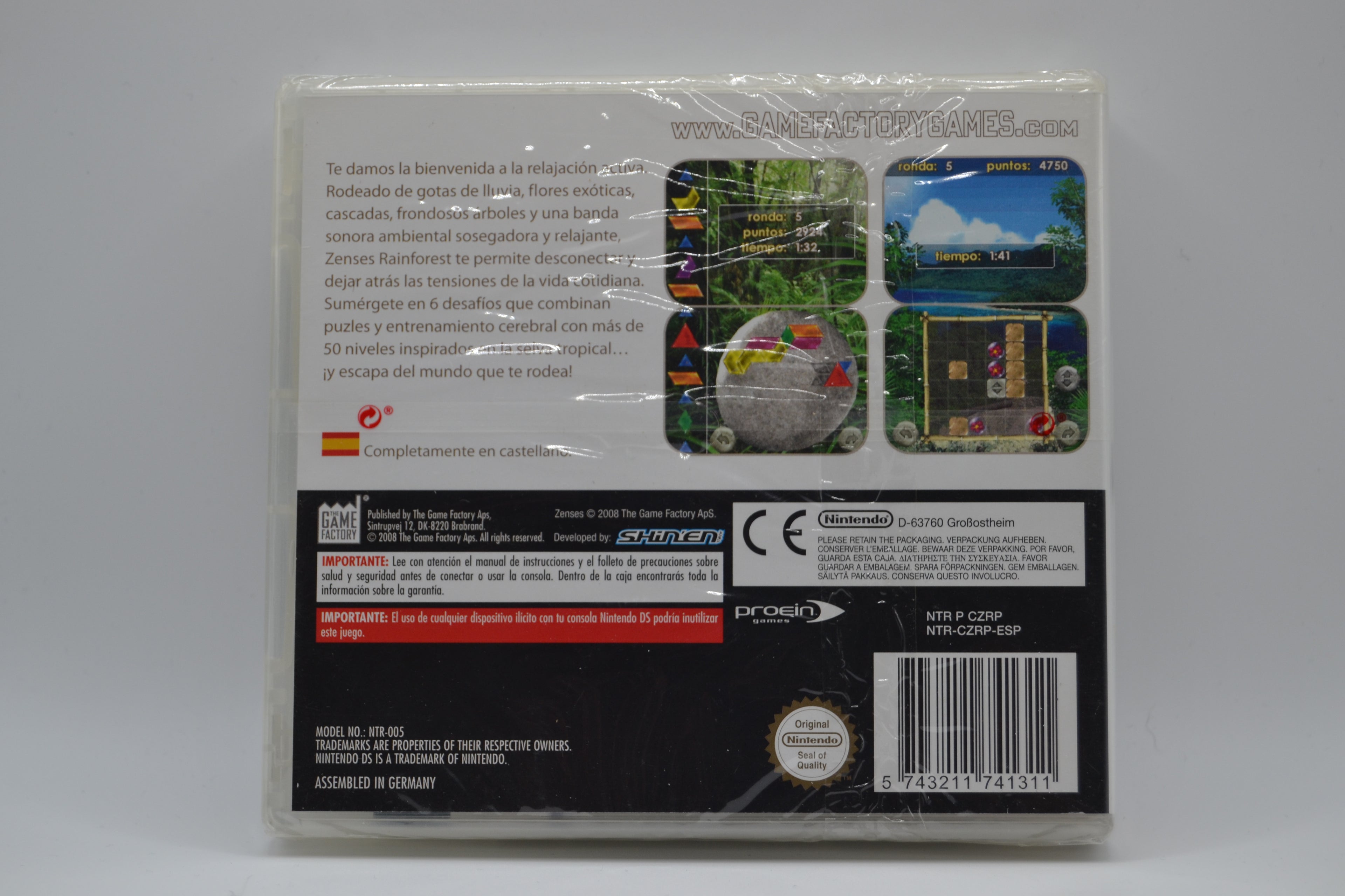 Zenses Rainforest Nintendo DS nuevo PAL ESP - SELLADO
