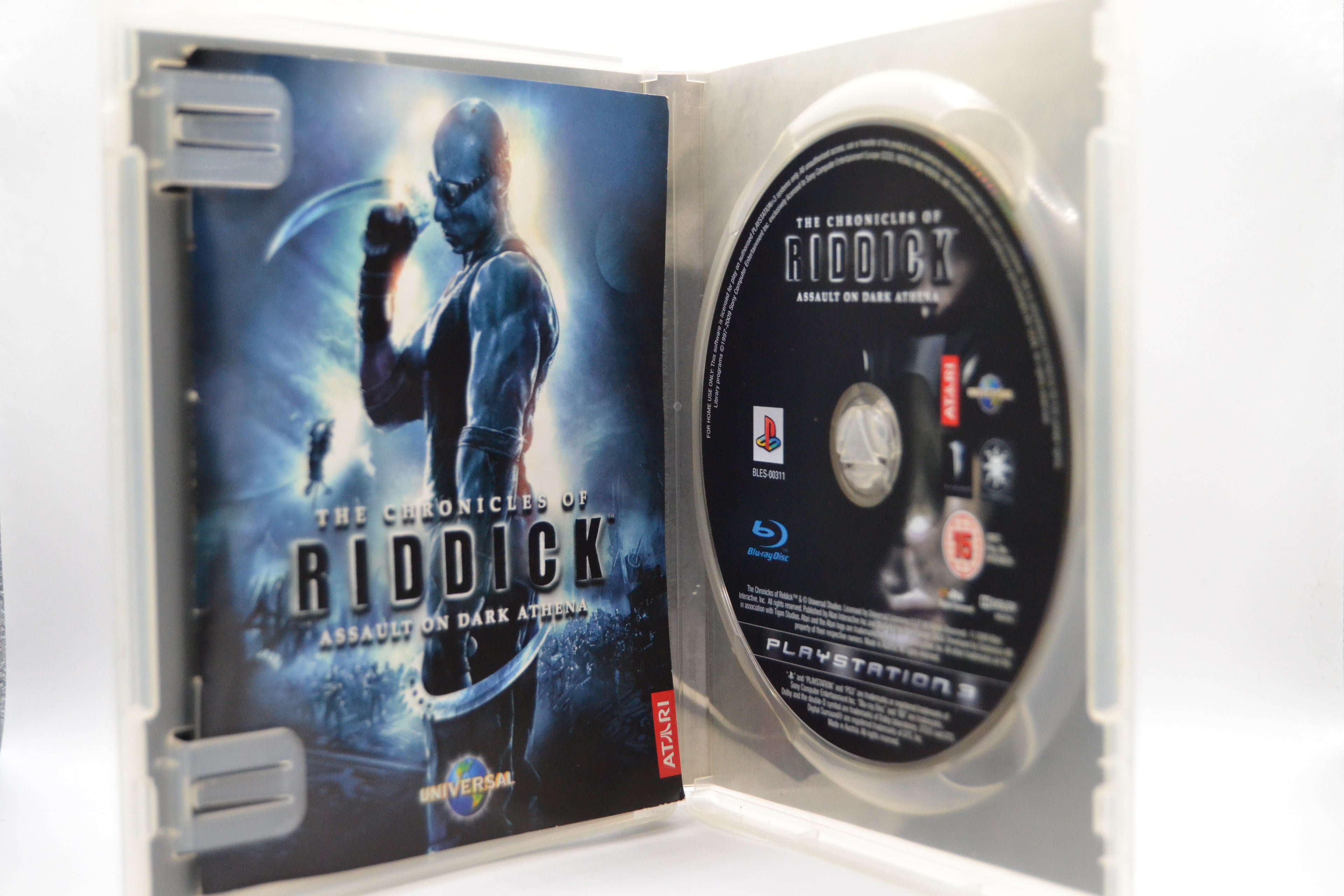 The Cronicles of Riddick Assault on Dark Athena [PlayStation 3] Completo - PAL IT - Estado cuidado
