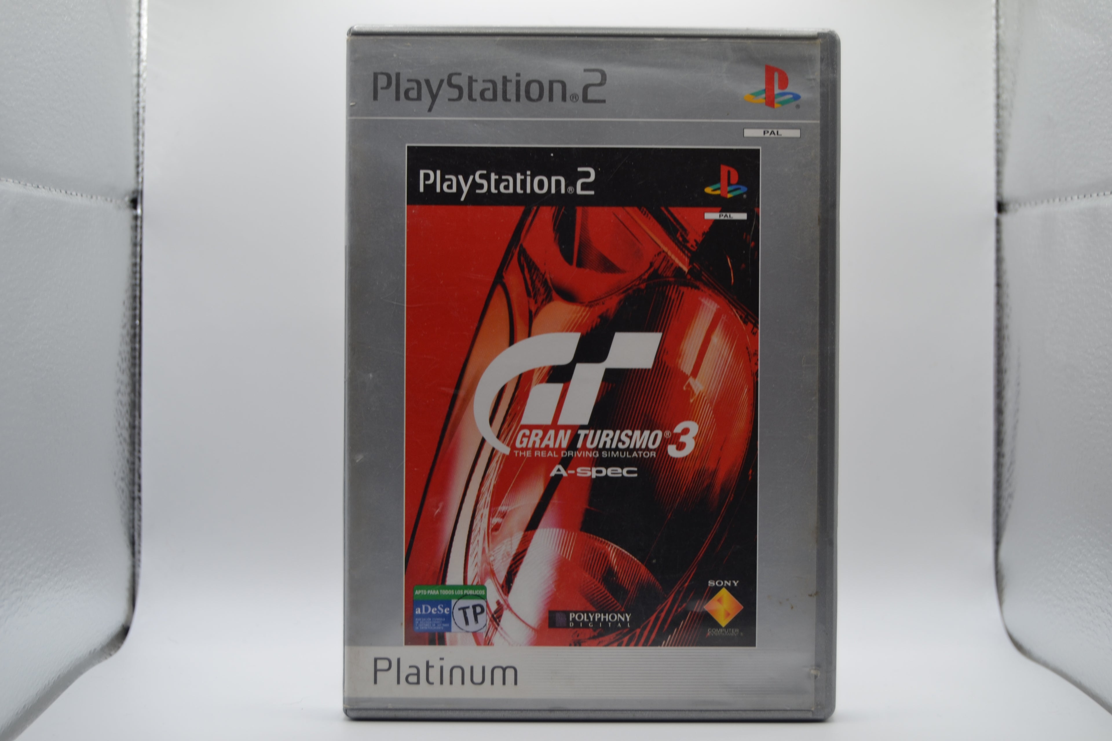 Gran Turismo 3 - Edición Platino [PlayStation 2] Completo - Estado básico