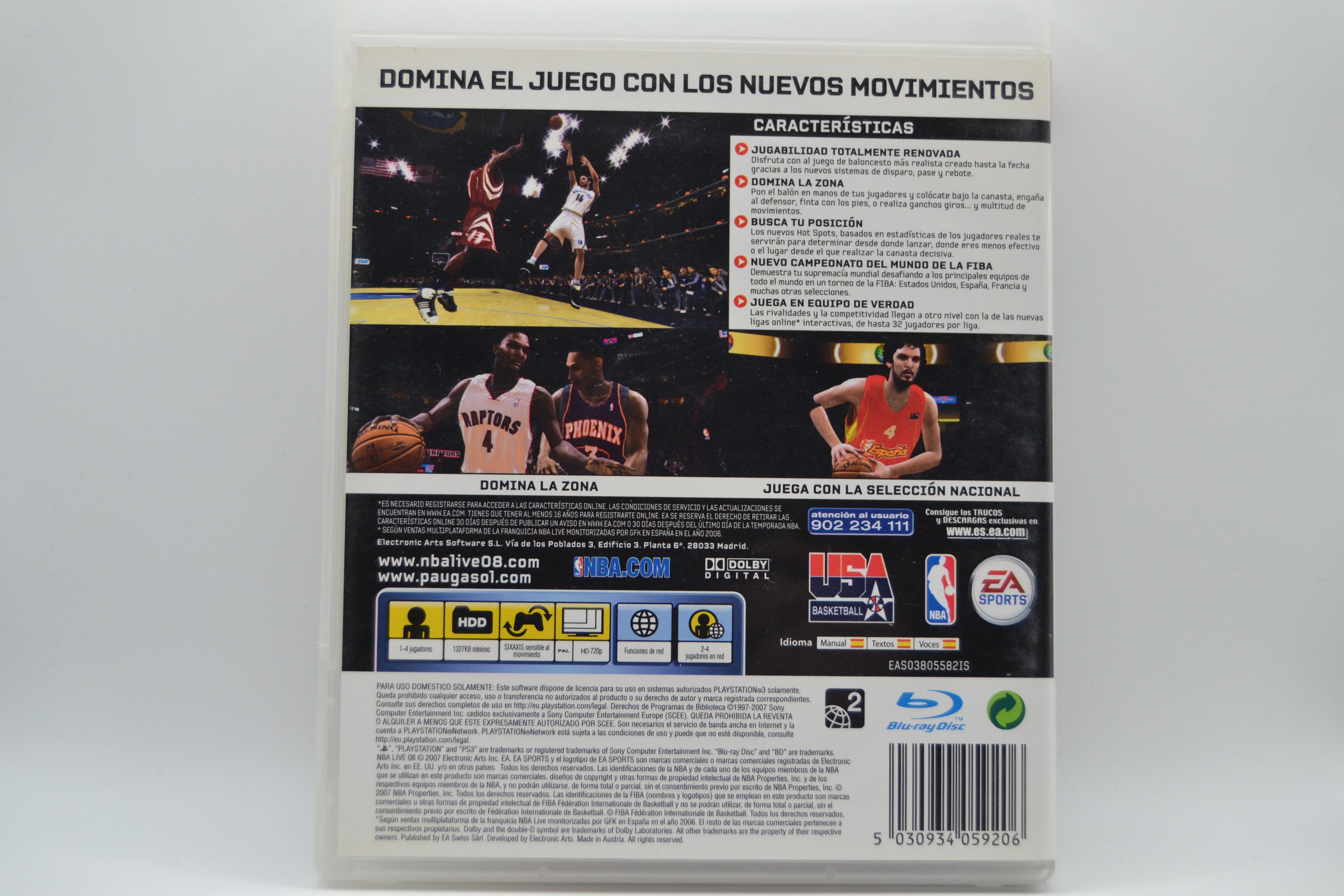 NBA LIVE 2008 [PlayStation 3] Completo - Estado excelente
