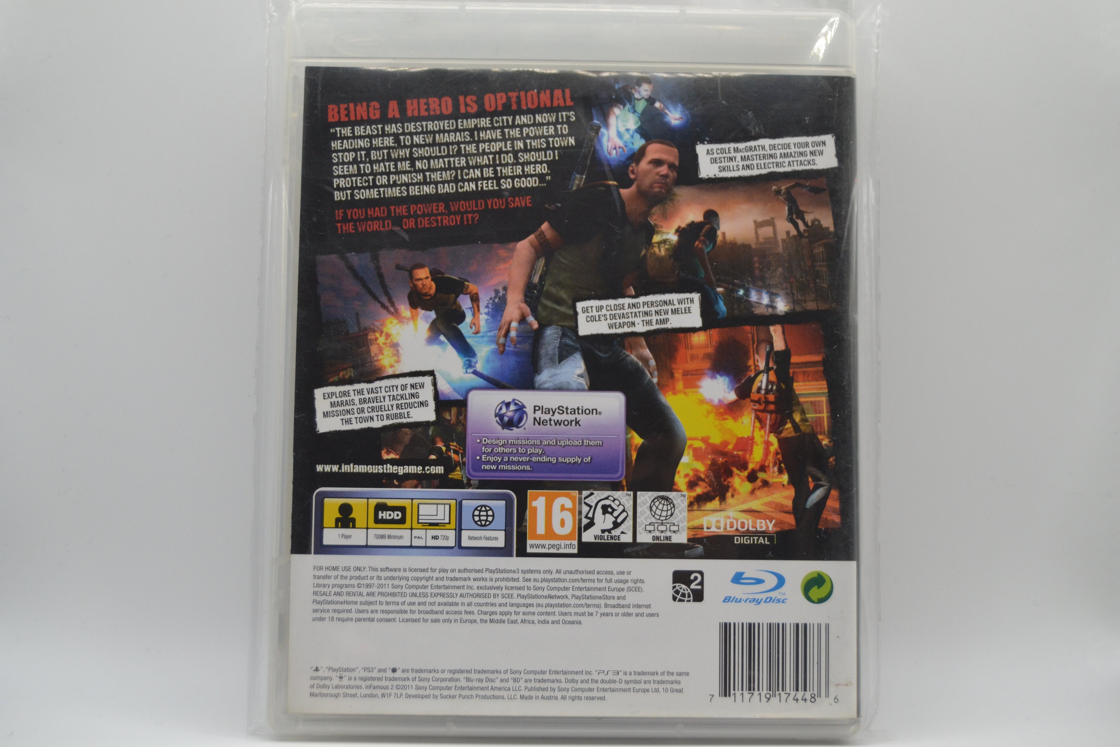 inFAMOUS 2 [PlayStation 3] Completo - Estado excelente
