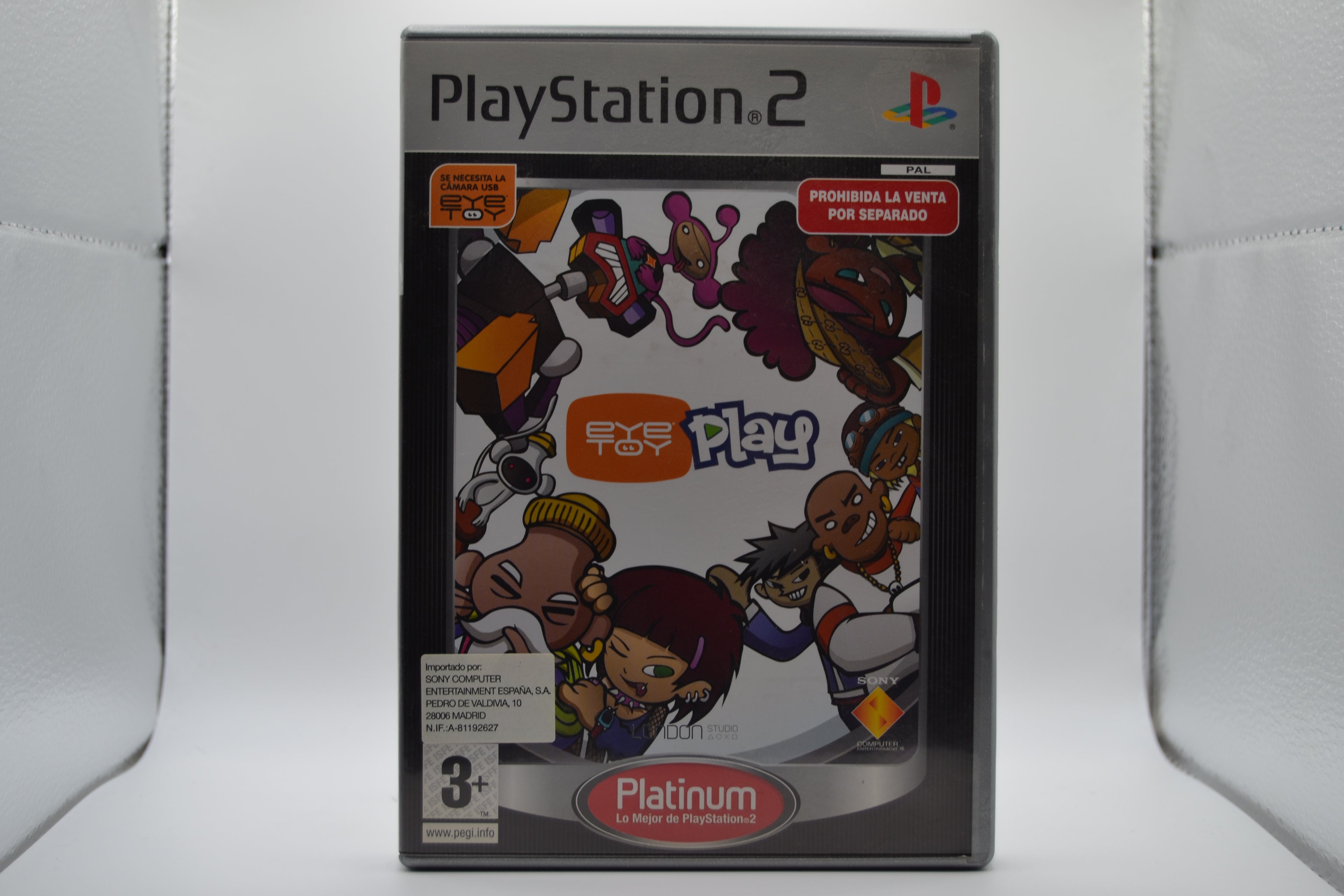 Eye Toy Play [PlayStation 2] Completo - Estado Básico