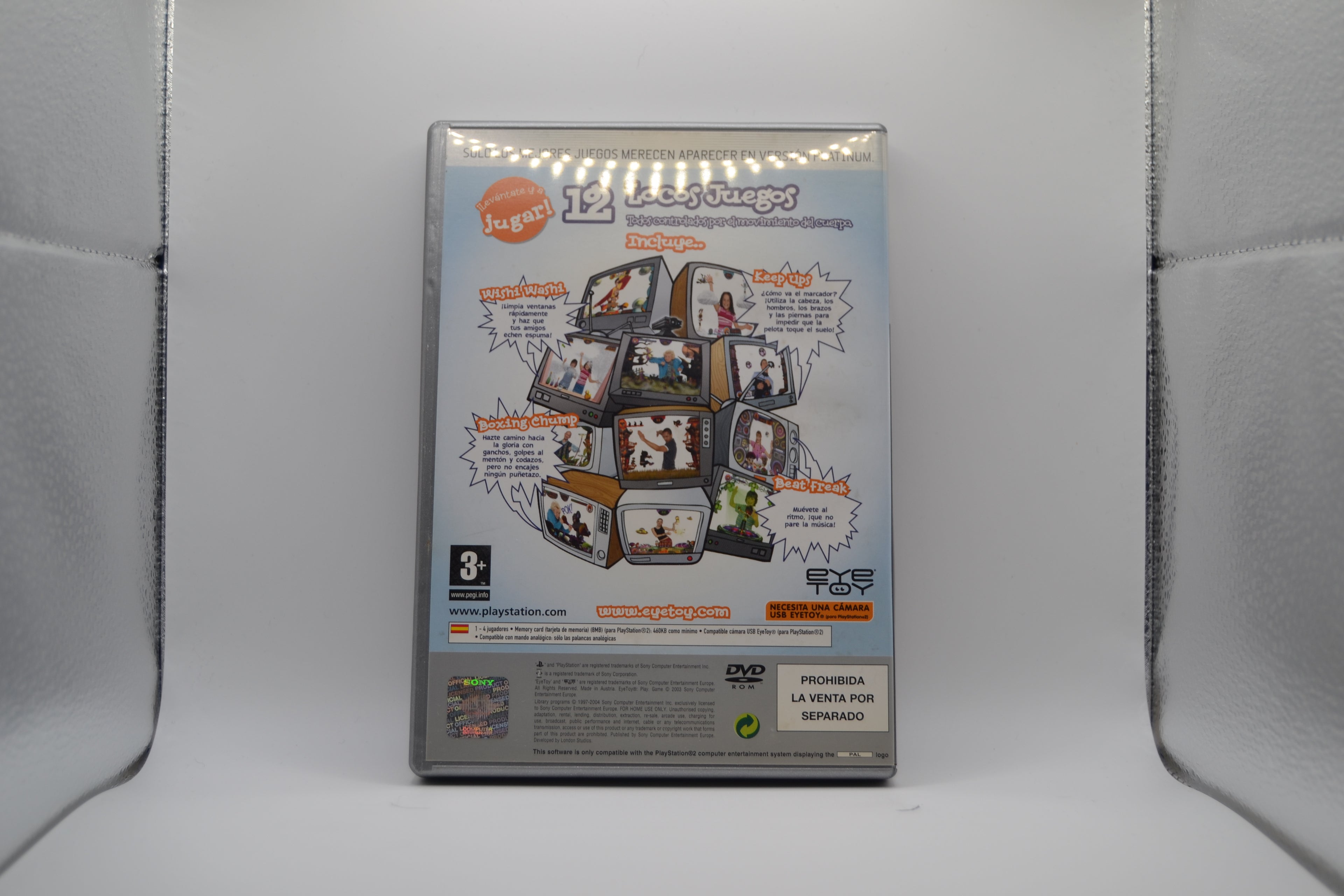 Eye Toy Play [PlayStation 2] Completo - Estado Básico