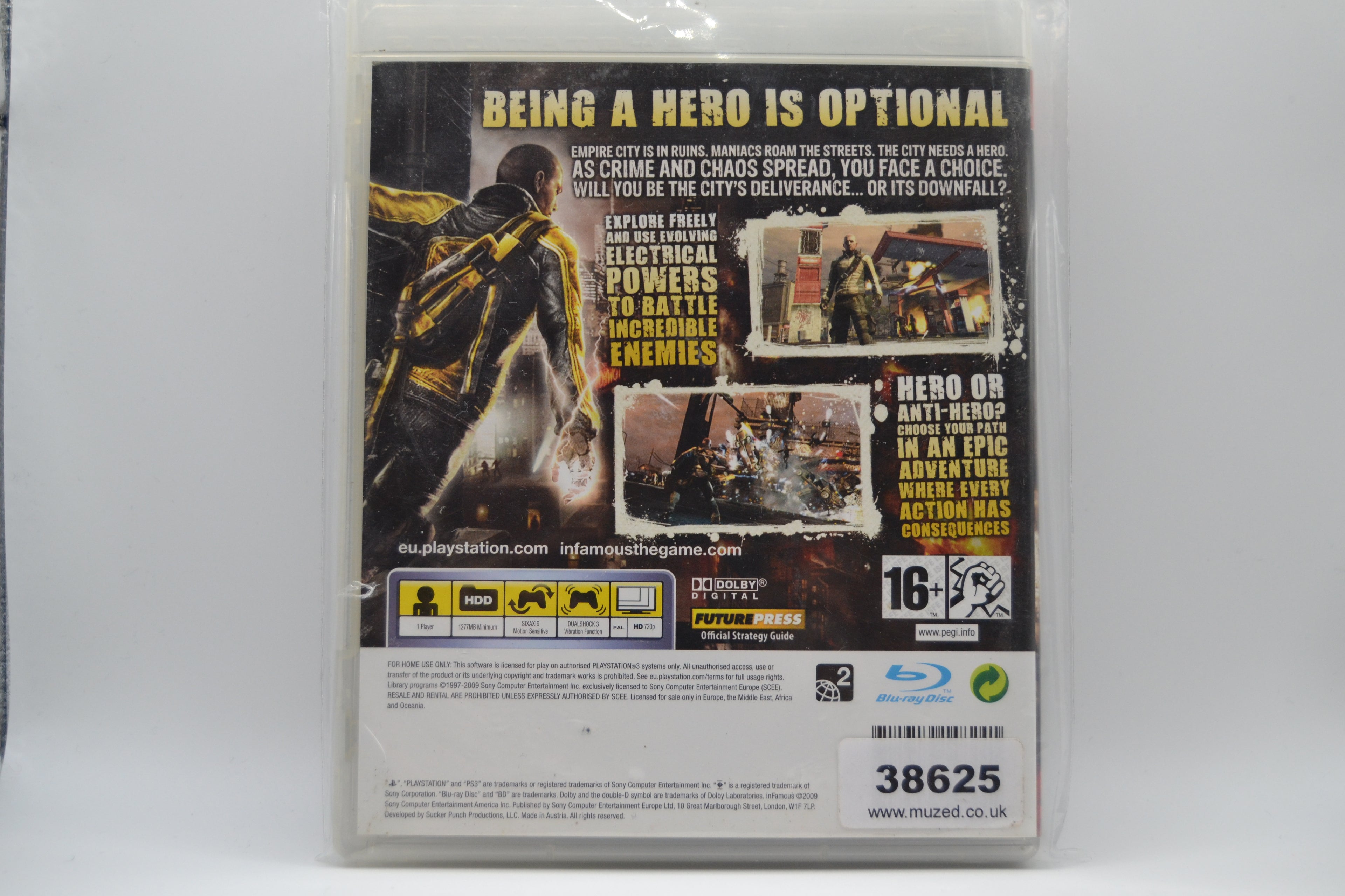 inFAMOUS [PlayStation 3] Completo - Estado cuidado