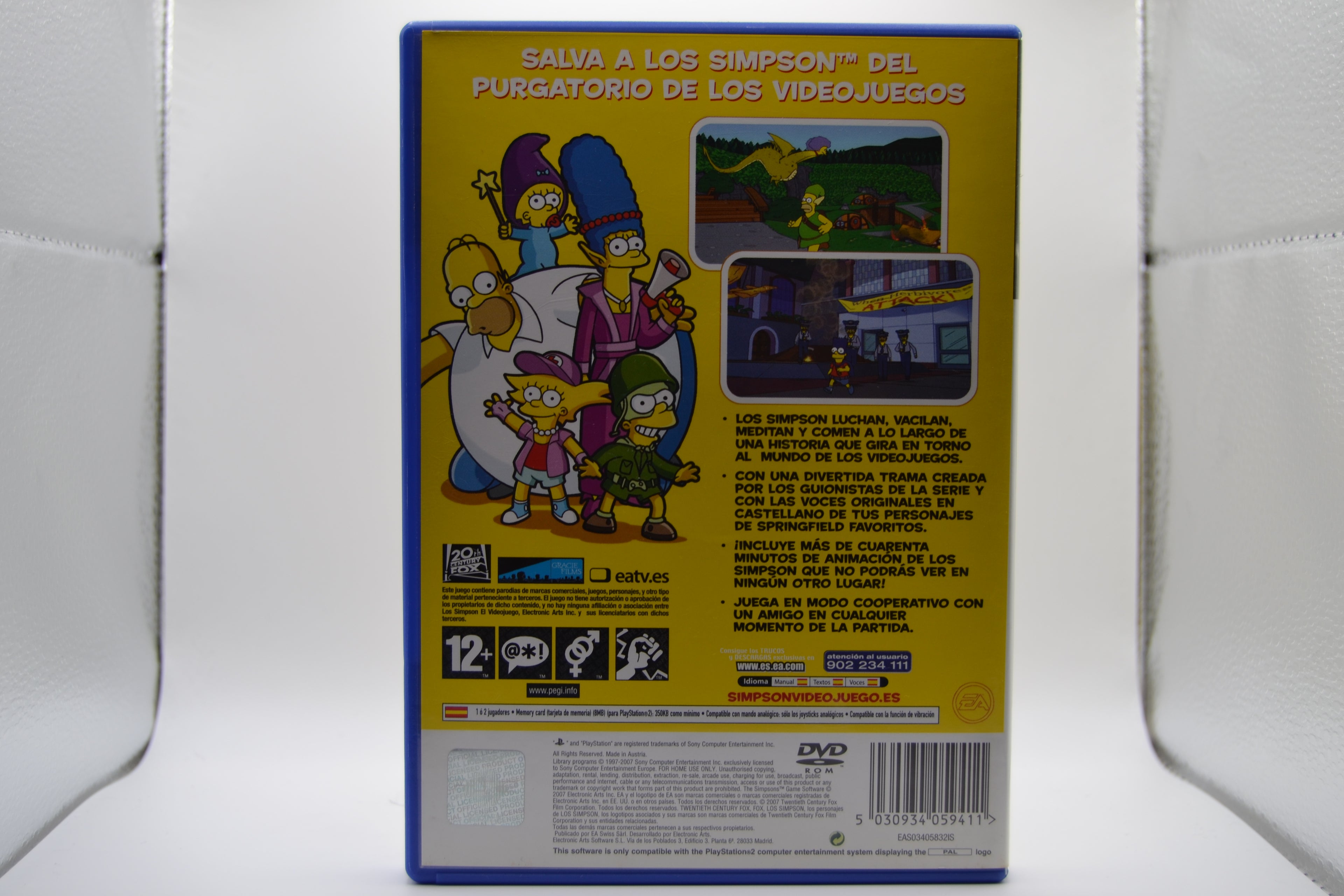 Los Simpsons el videojuego [PlayStation 2] Completo - Estado Excelente