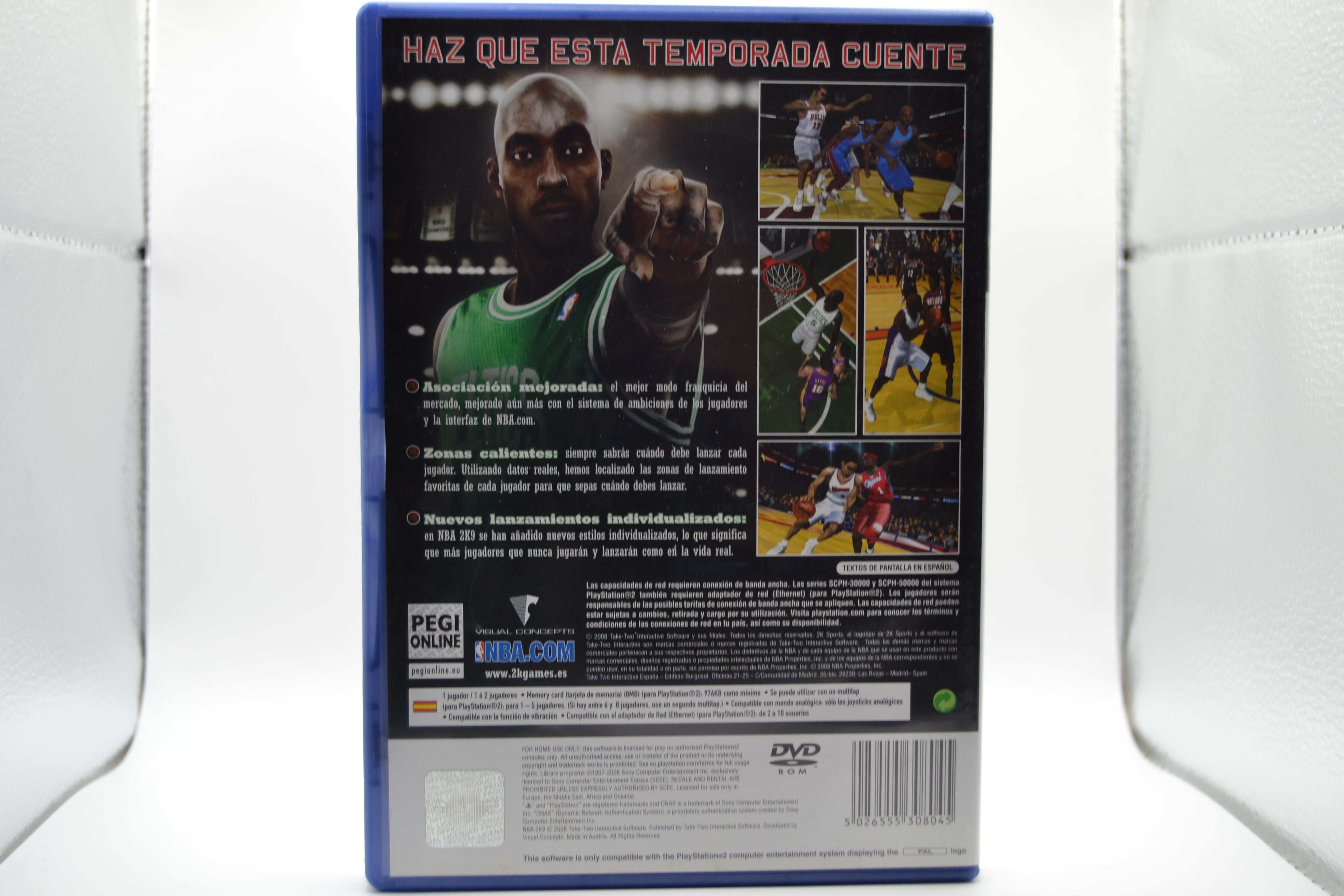 NBA 2K9 [PlayStation 2] Completo - Estado básico
