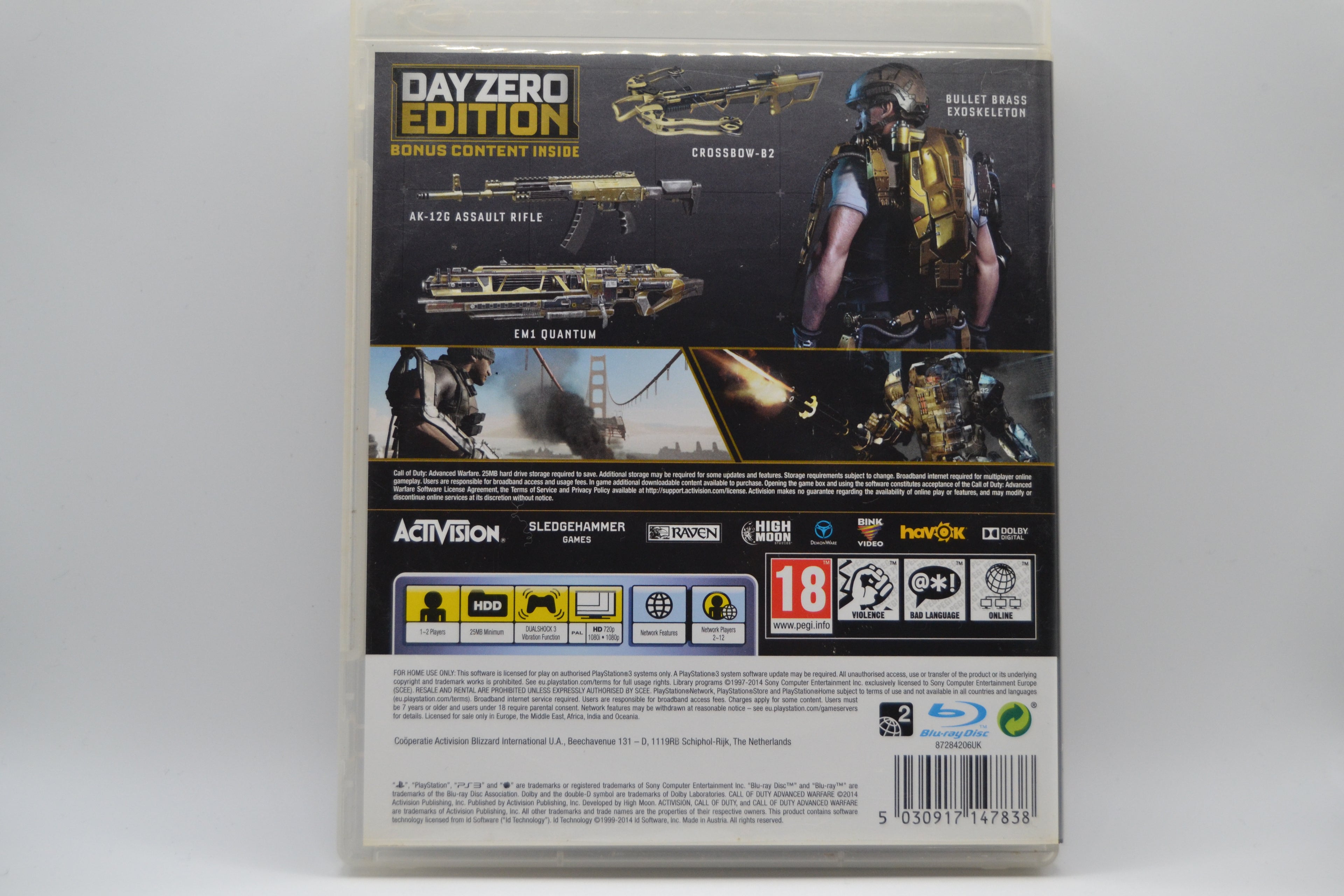 Call of Duty Advanced Warfare [PlayStation 3] Completo - Estado excelente