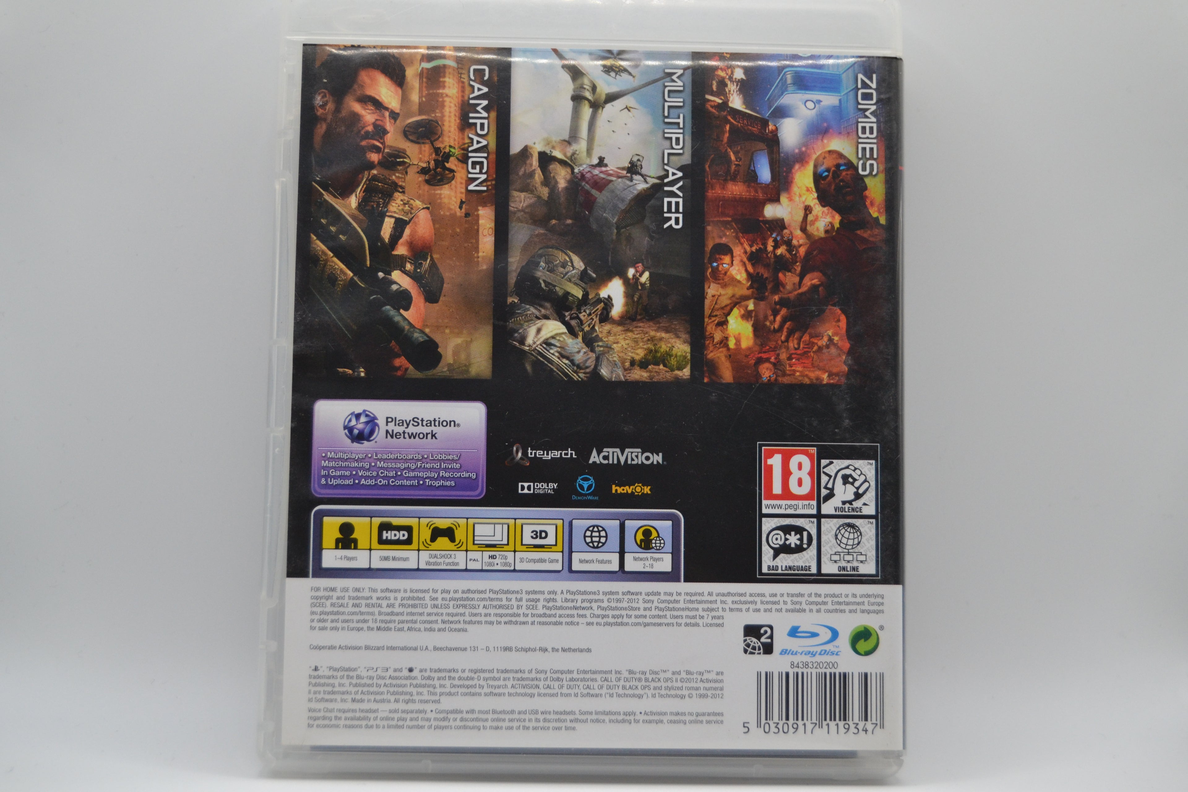 Call of Duty . Black Ops 2 [PlayStation 3] Completo - Estado cuidado