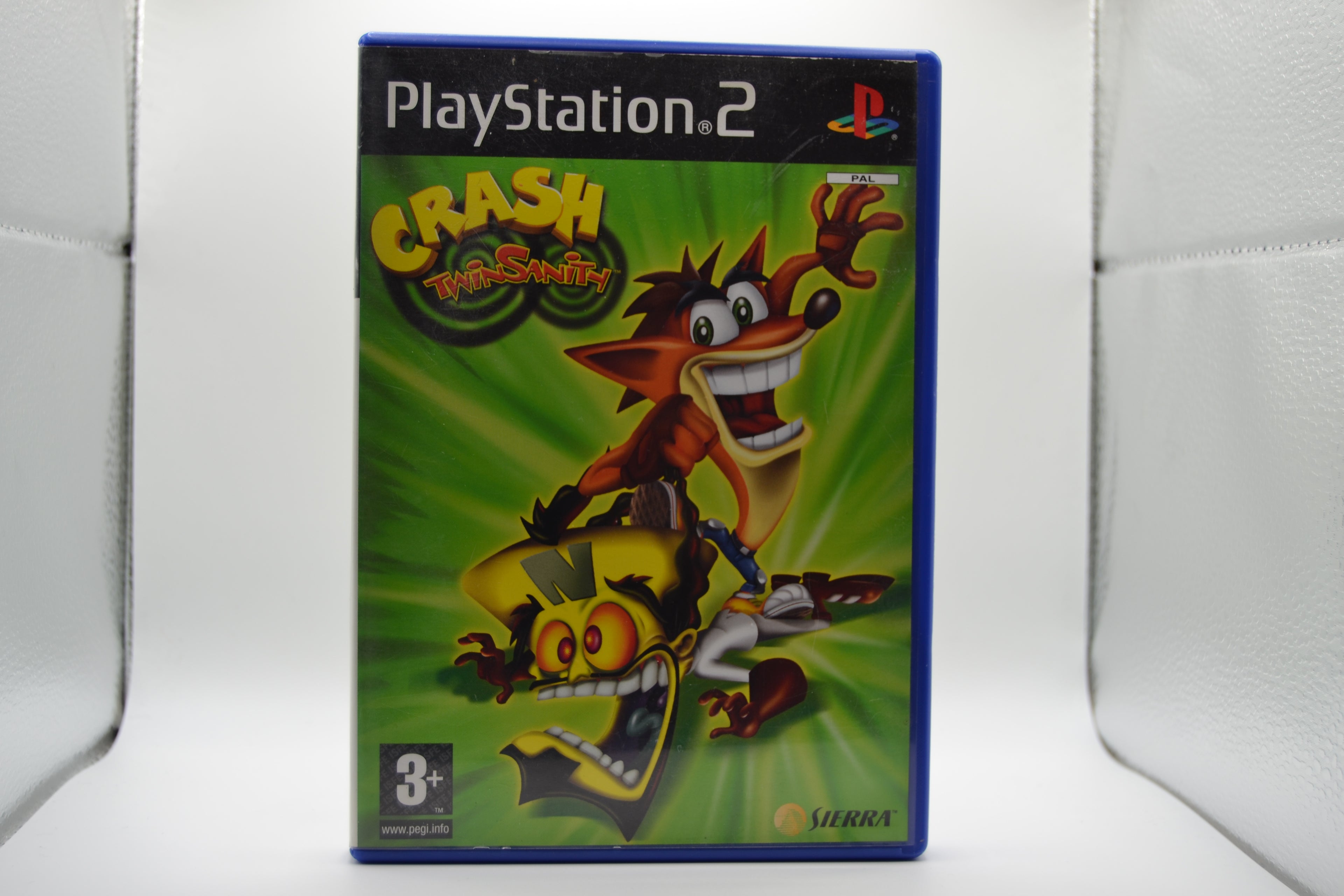 Crash Twin Sanity [PlayStation 2] Completo - Estado cuidado