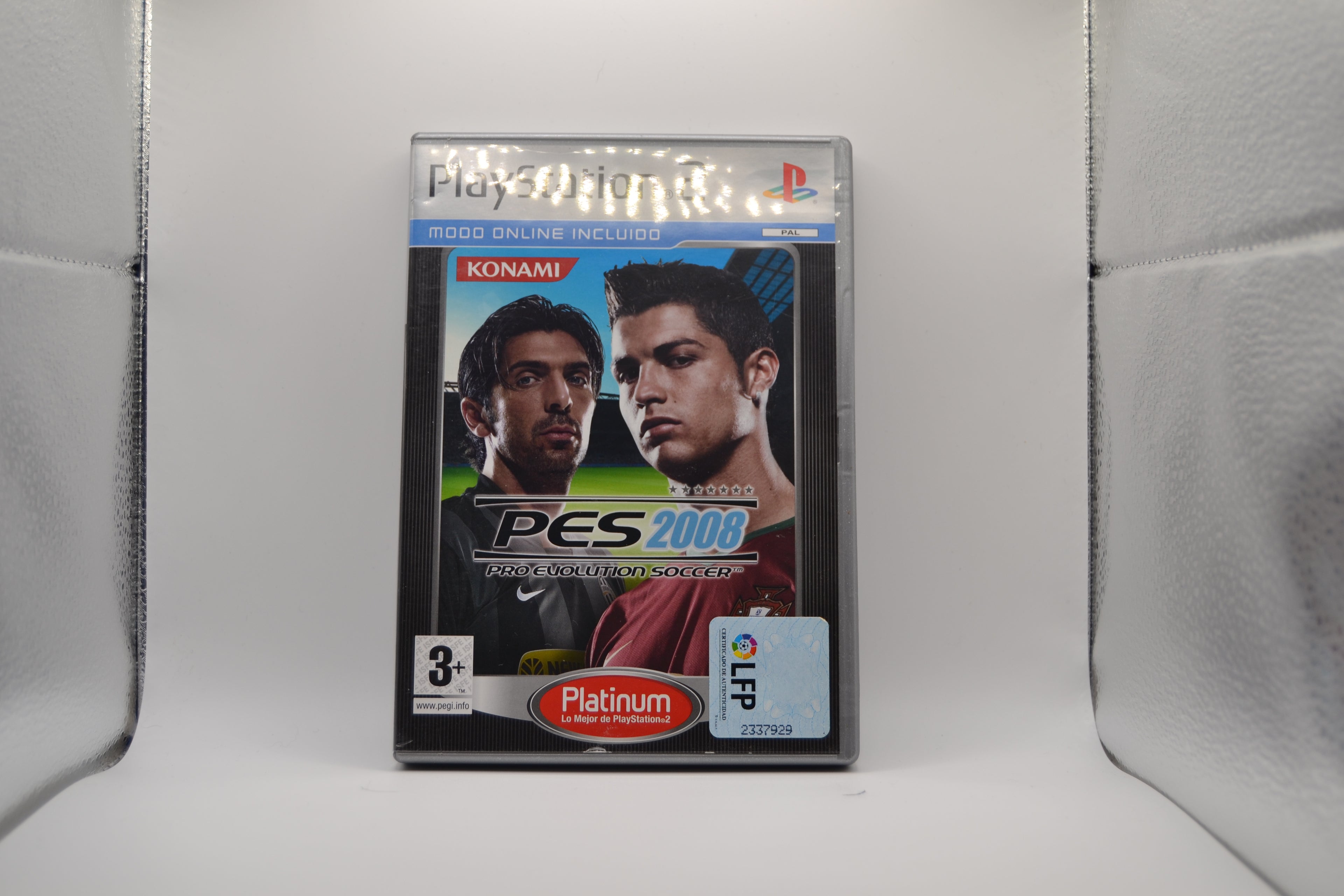 Pes 2008 - Edición Platino [PlayStation 2] Completo - Estado cuidado