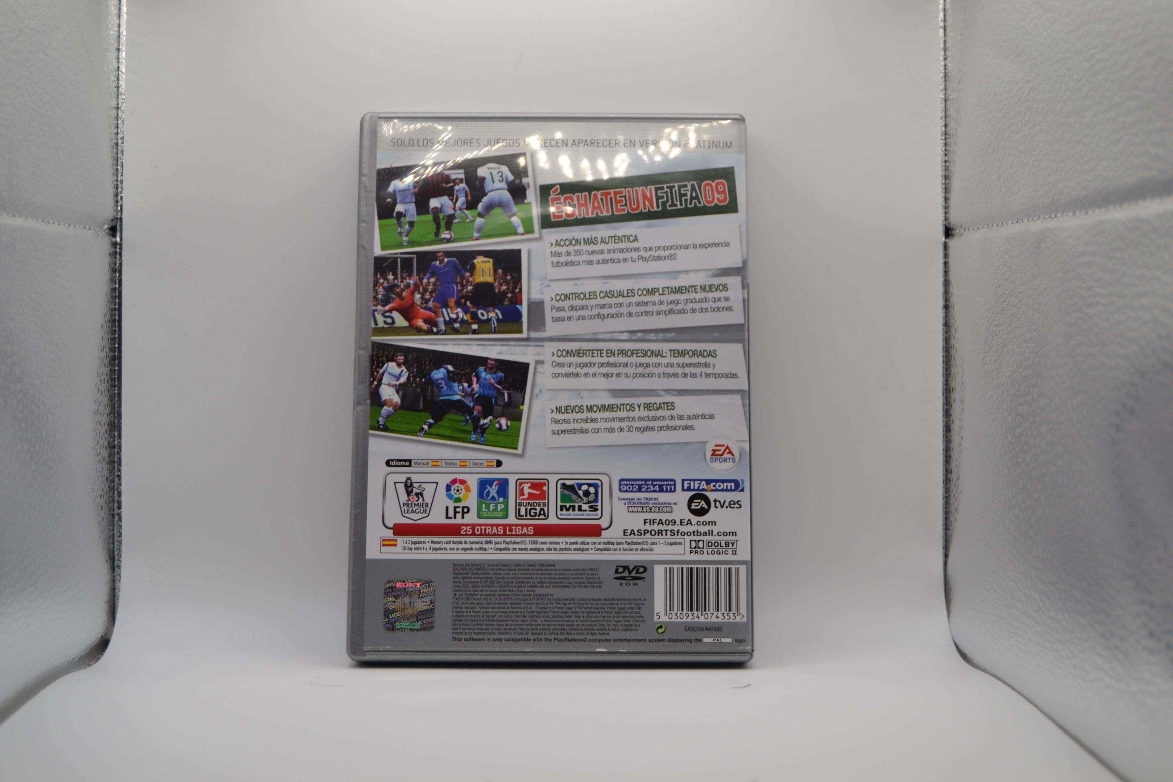 Fifa 09 Edición Platino [PlayStation 2] Completo - Estado cuidado