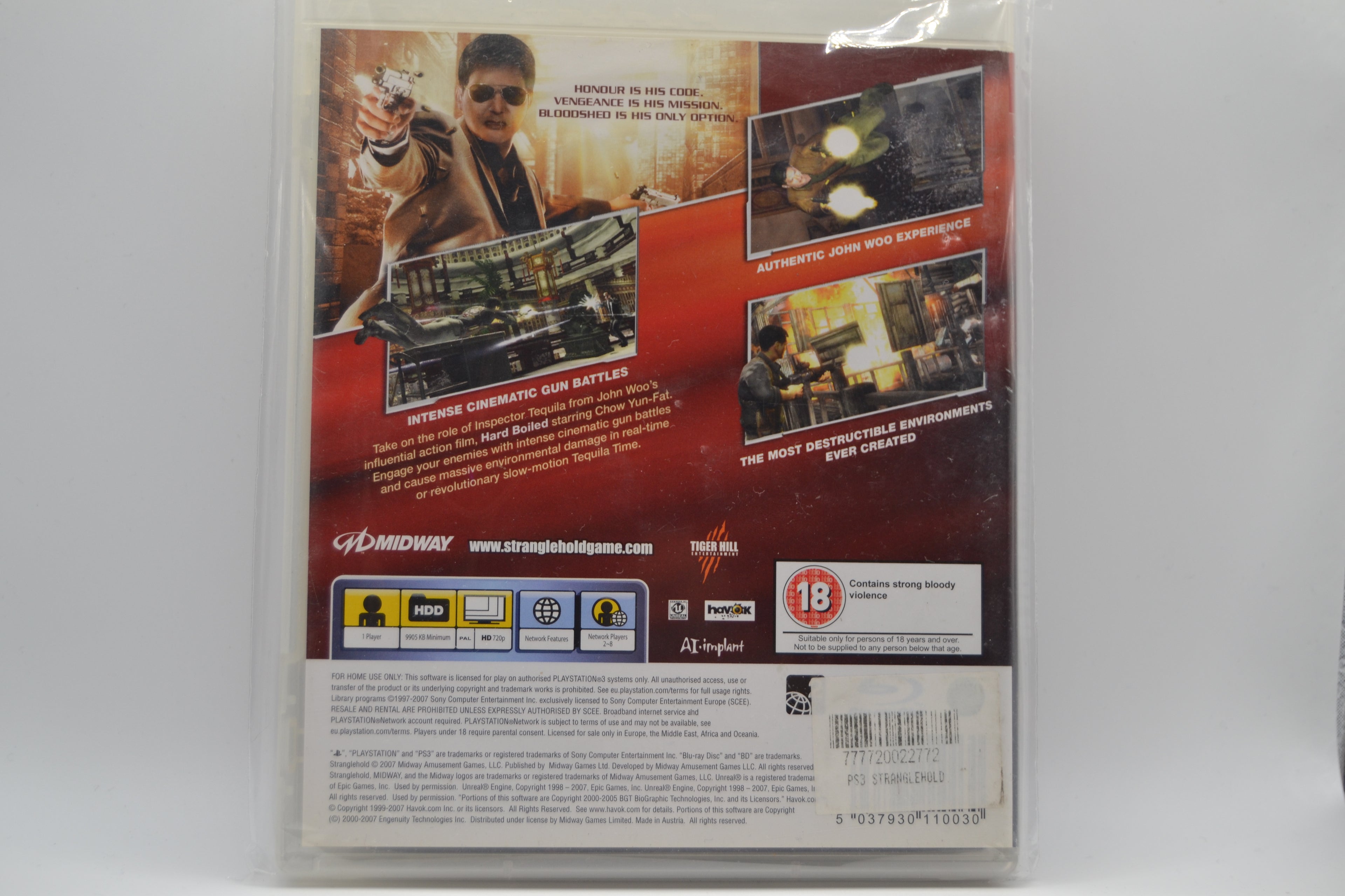Stranglehold [PlayStation 3] Completo - Estado cuidado
