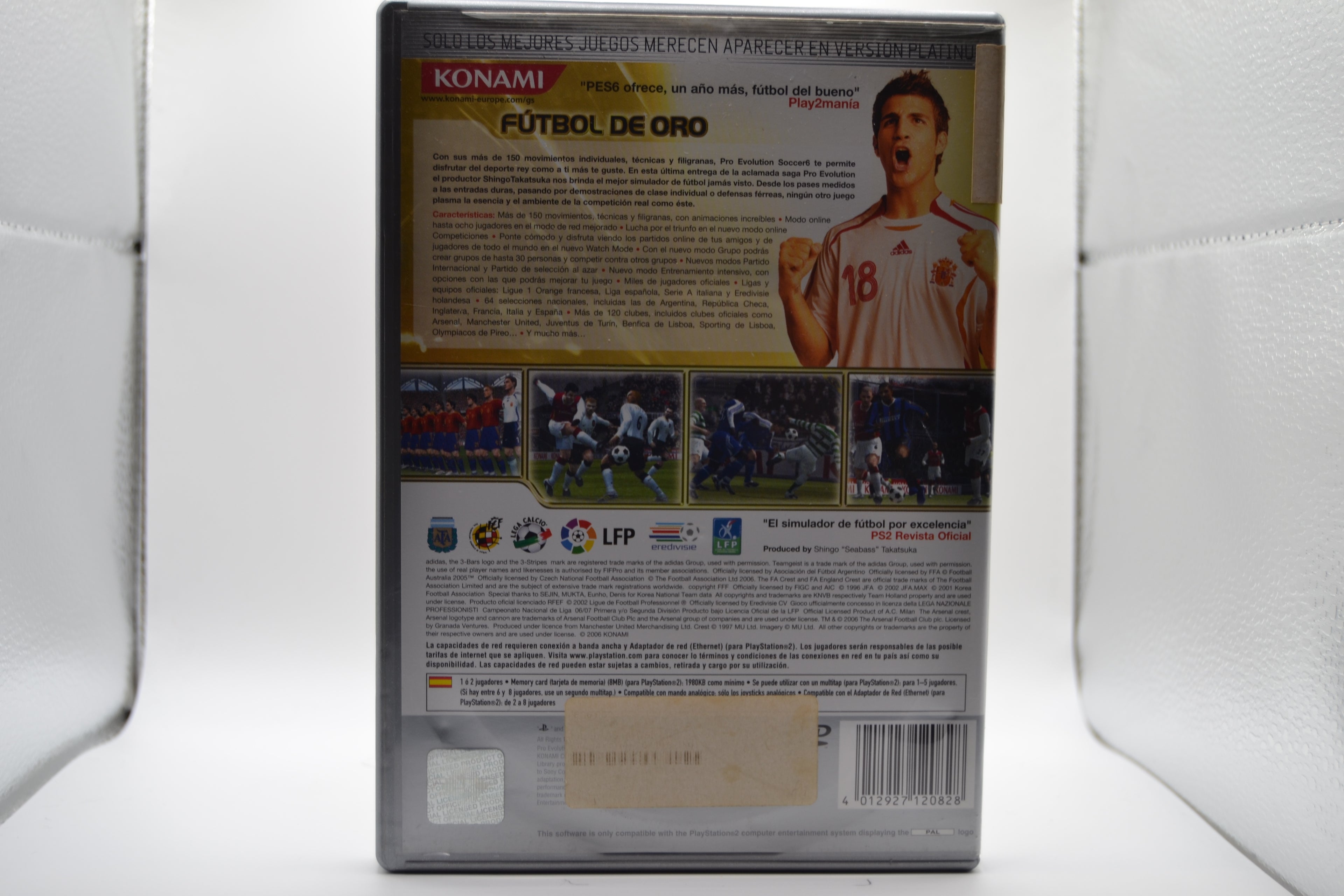 PES 6 [PlayStation 2] Completo - Estado cuidado