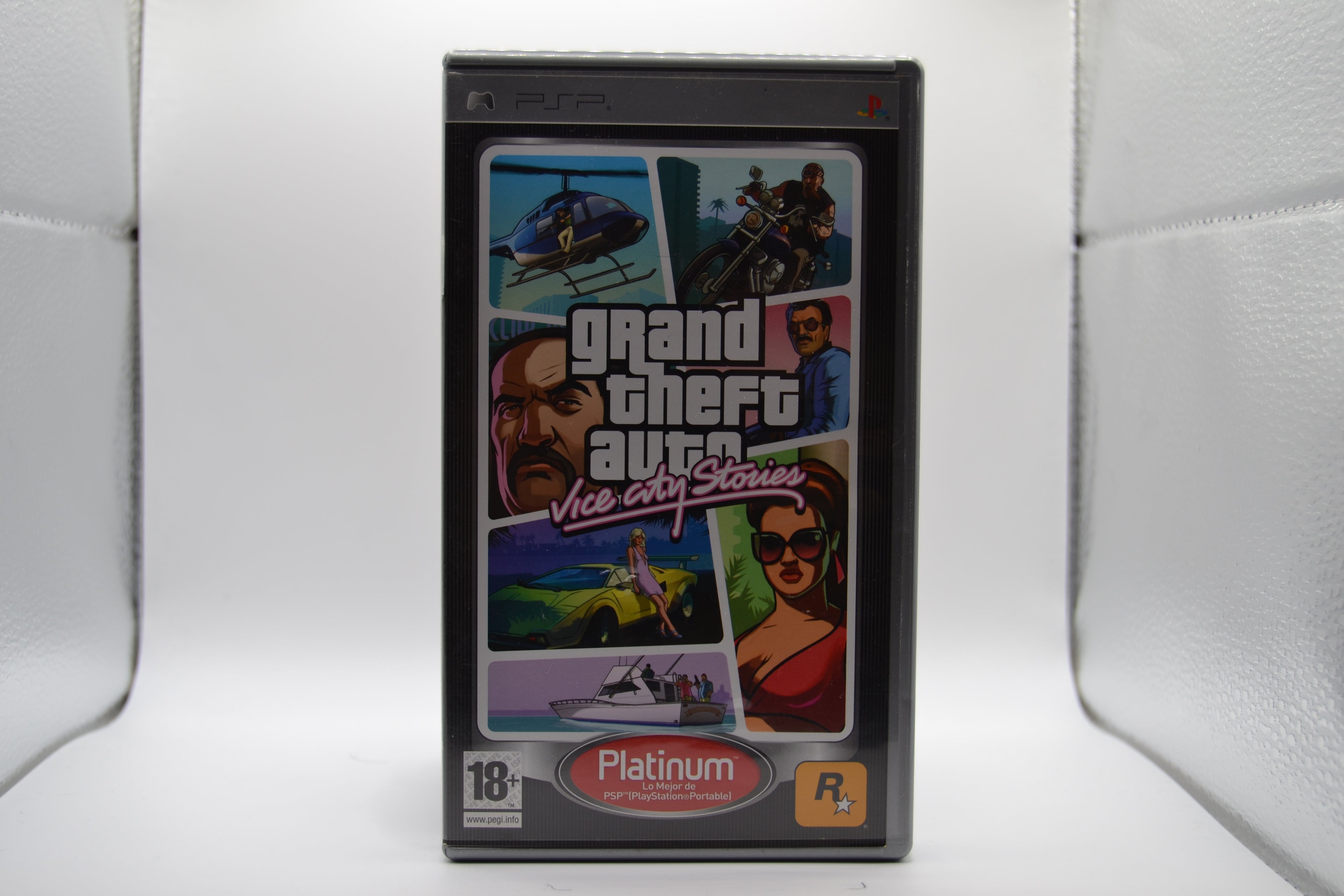 Grand Theft Auto Vice City Stories - Edición Platino [PSP] Completo - Estado cuidado