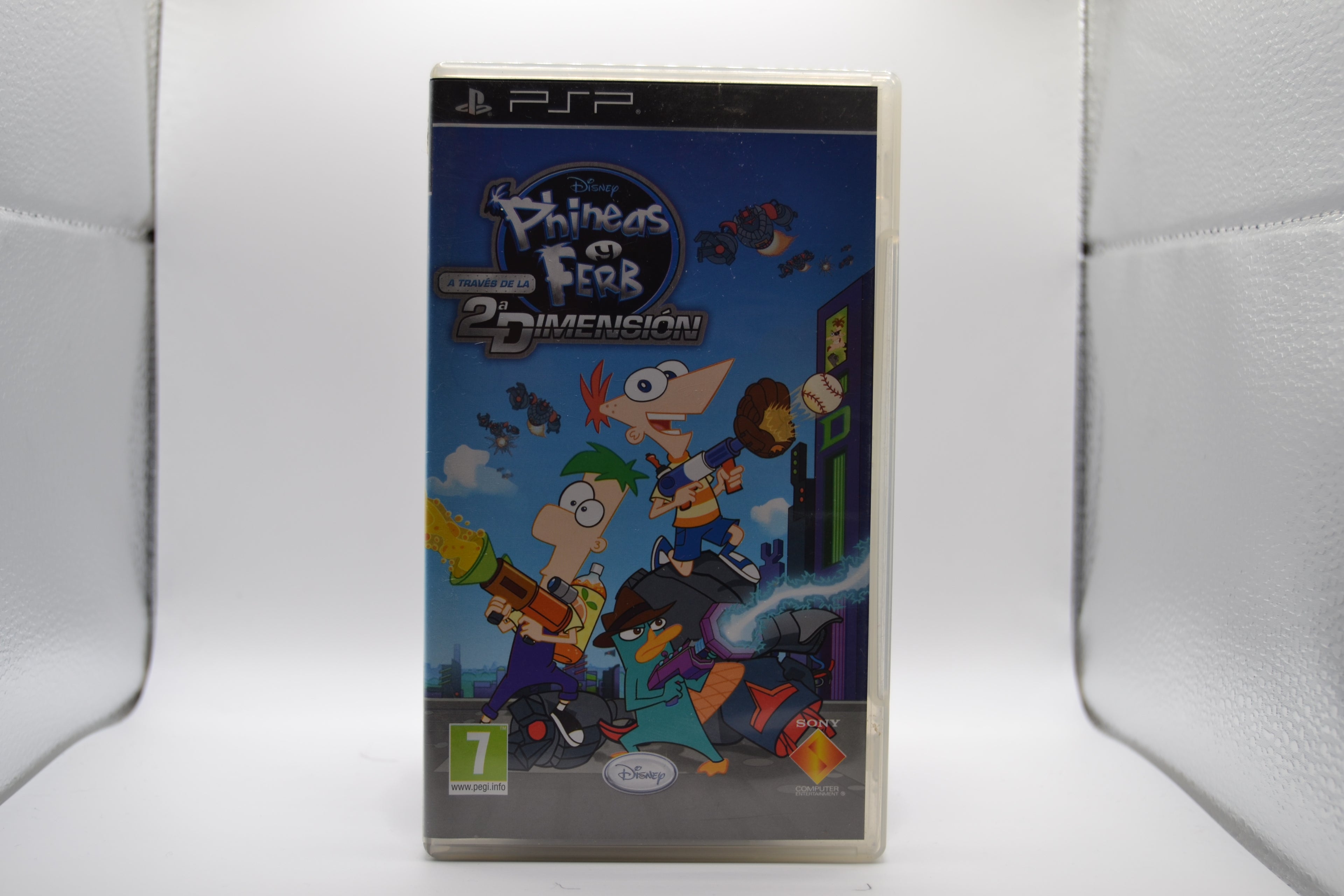 Phineas y Ferb A Través de la 2a Dimensión  [PSP] Caja+Juego - Estado básico
