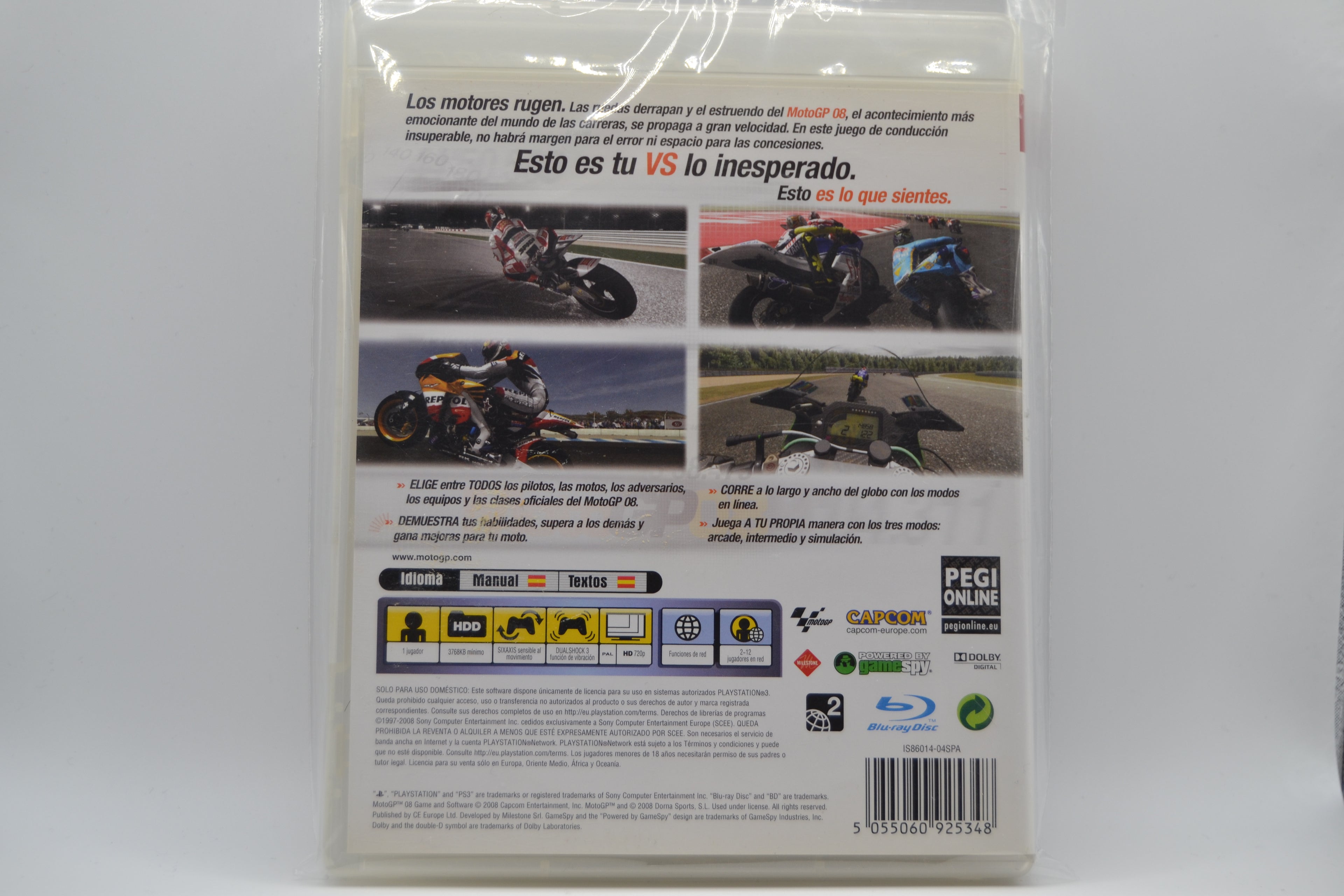 Moto Gp 08 [PlayStation 3) Completo - Estado cuidado