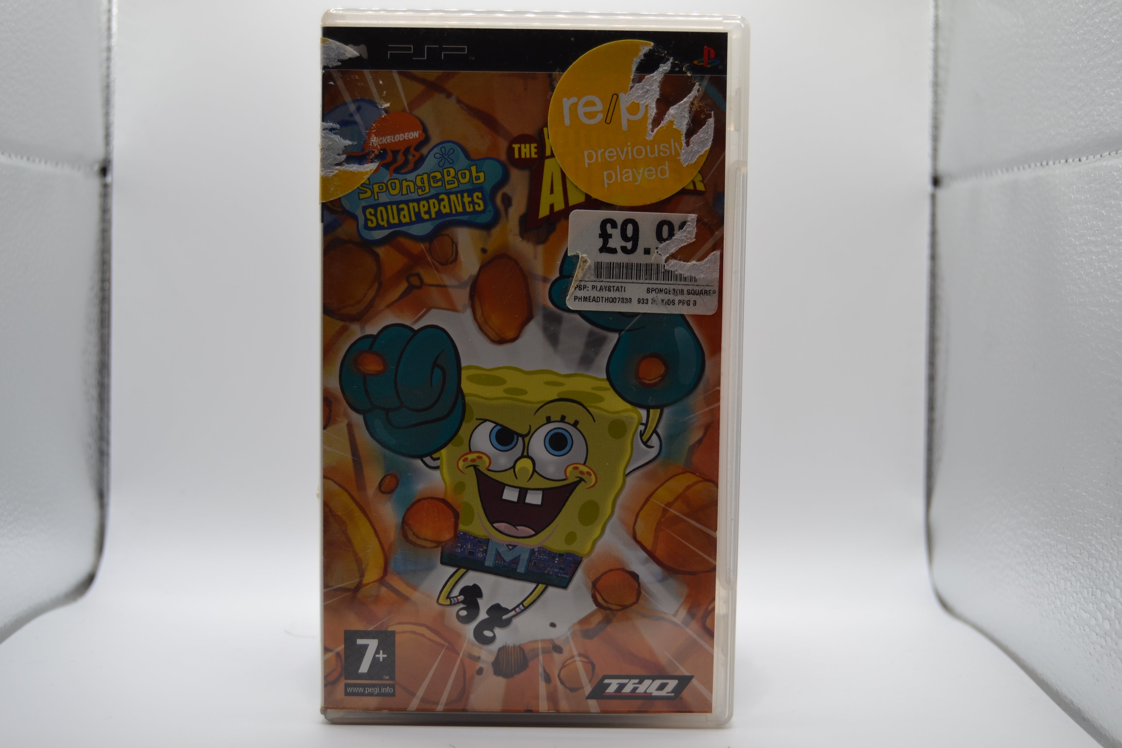 SpongeBob SquarePants: The Yellow Avenger [PSP] Completo - Estado básico