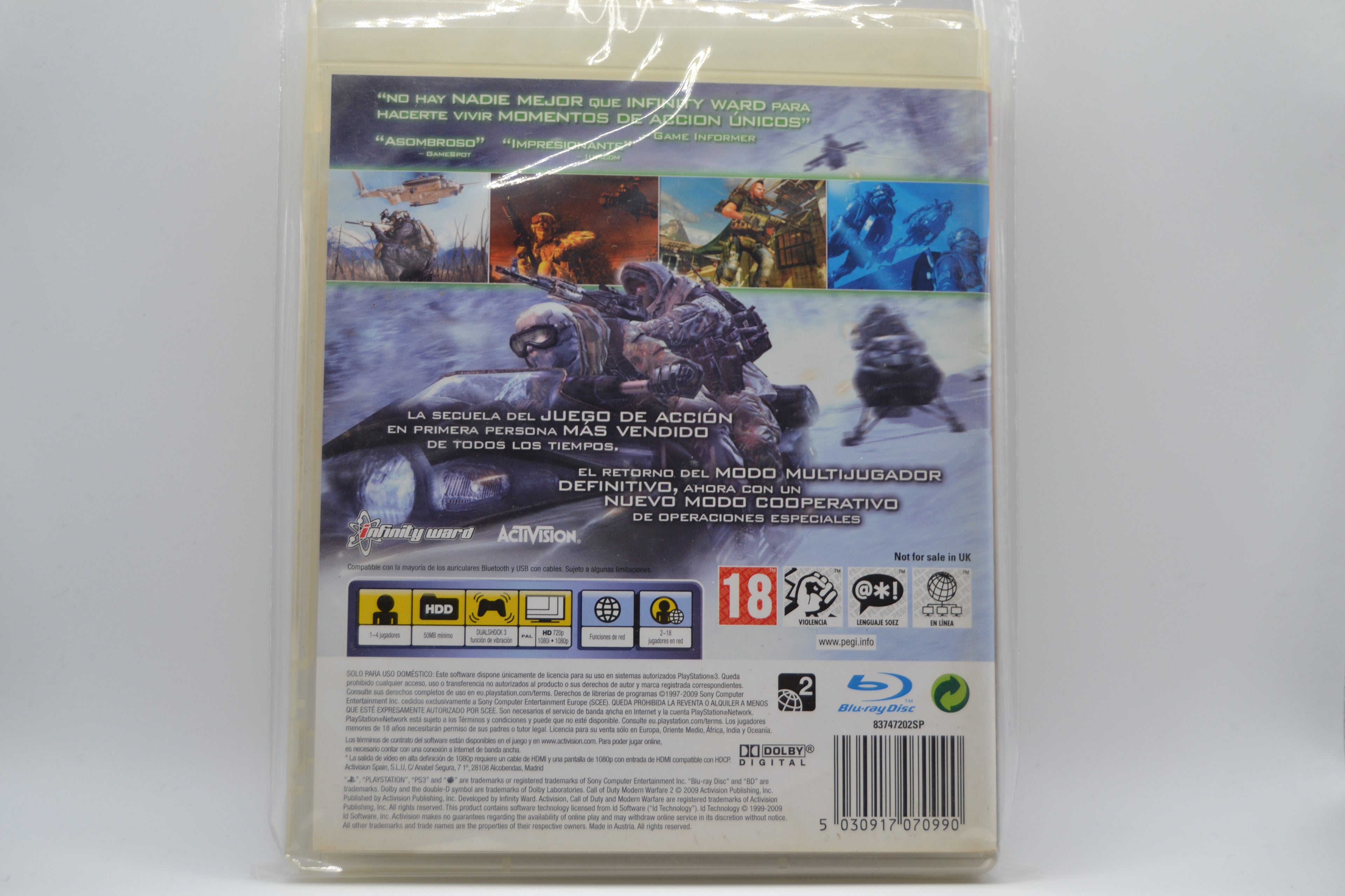 Call of duty Modern Warfare 2 [PlayStation 3] Completo - Estado básico