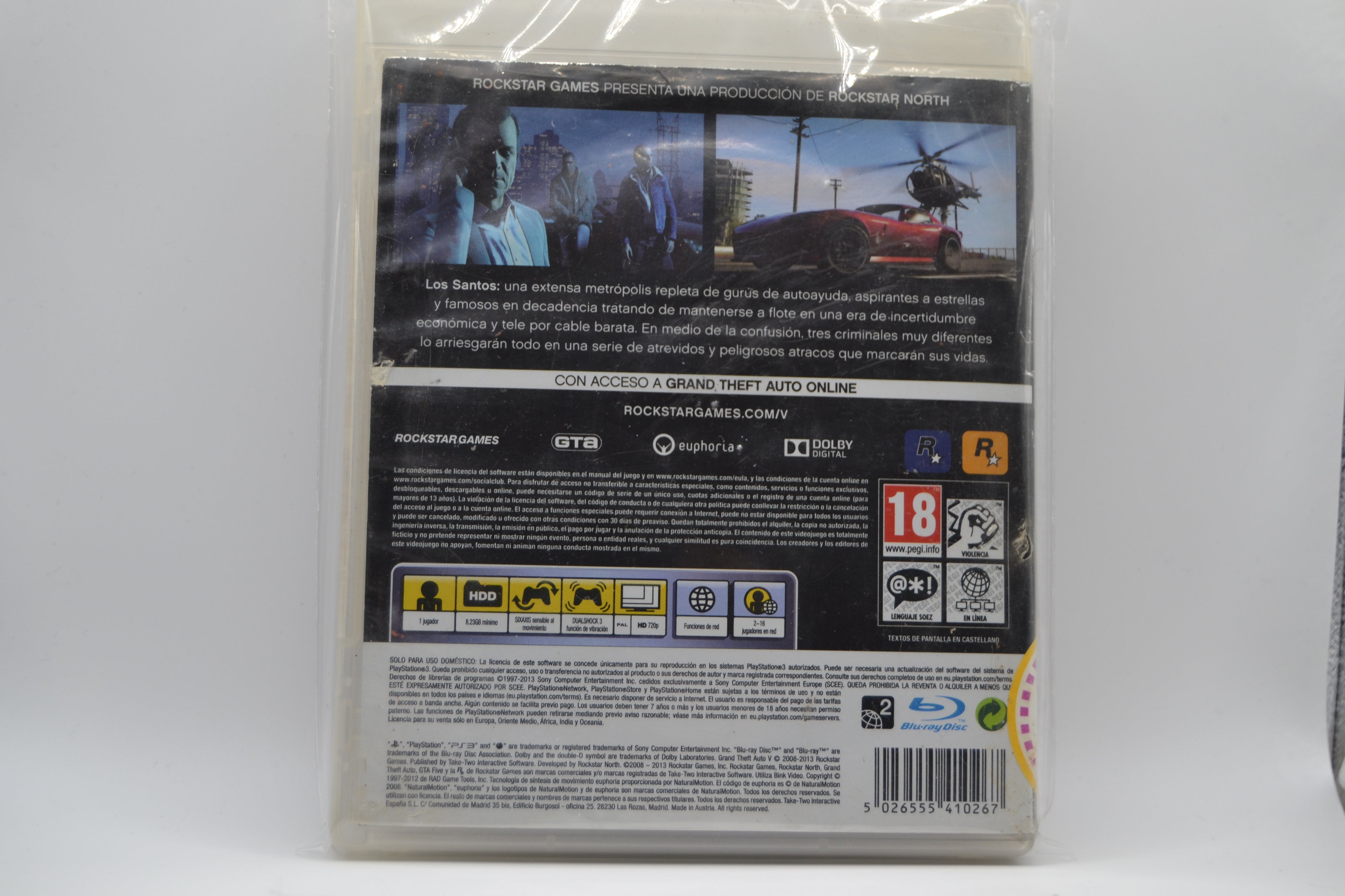 Grand Theft Auto 5 [PlayStation 3] Completo - Estado básico