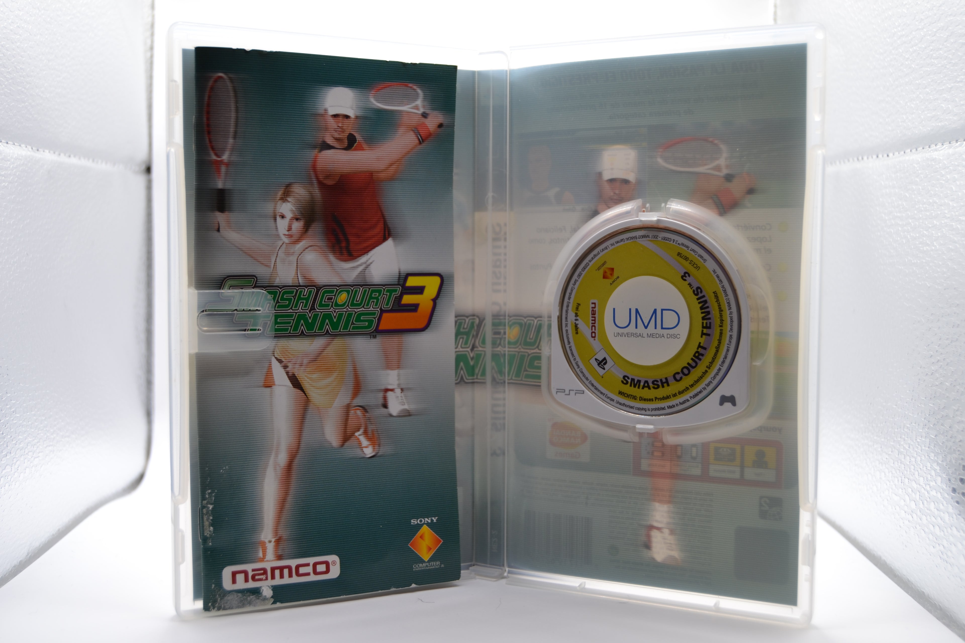 Smash Court Tennis 3 [PSP] Completo - Estado cuidado