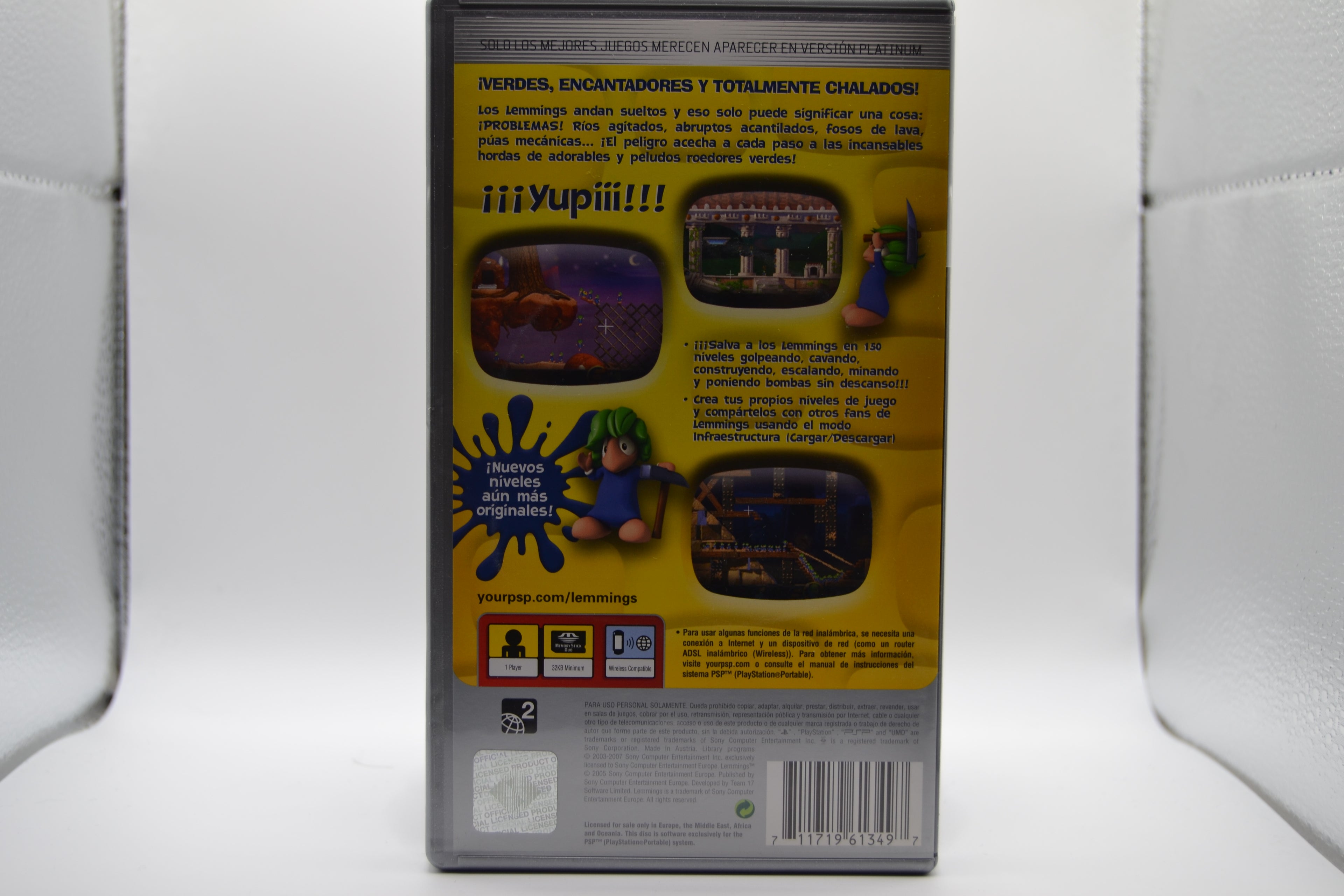 Lemmings Platinum Edition [PSP] Completo - Estado cuidado